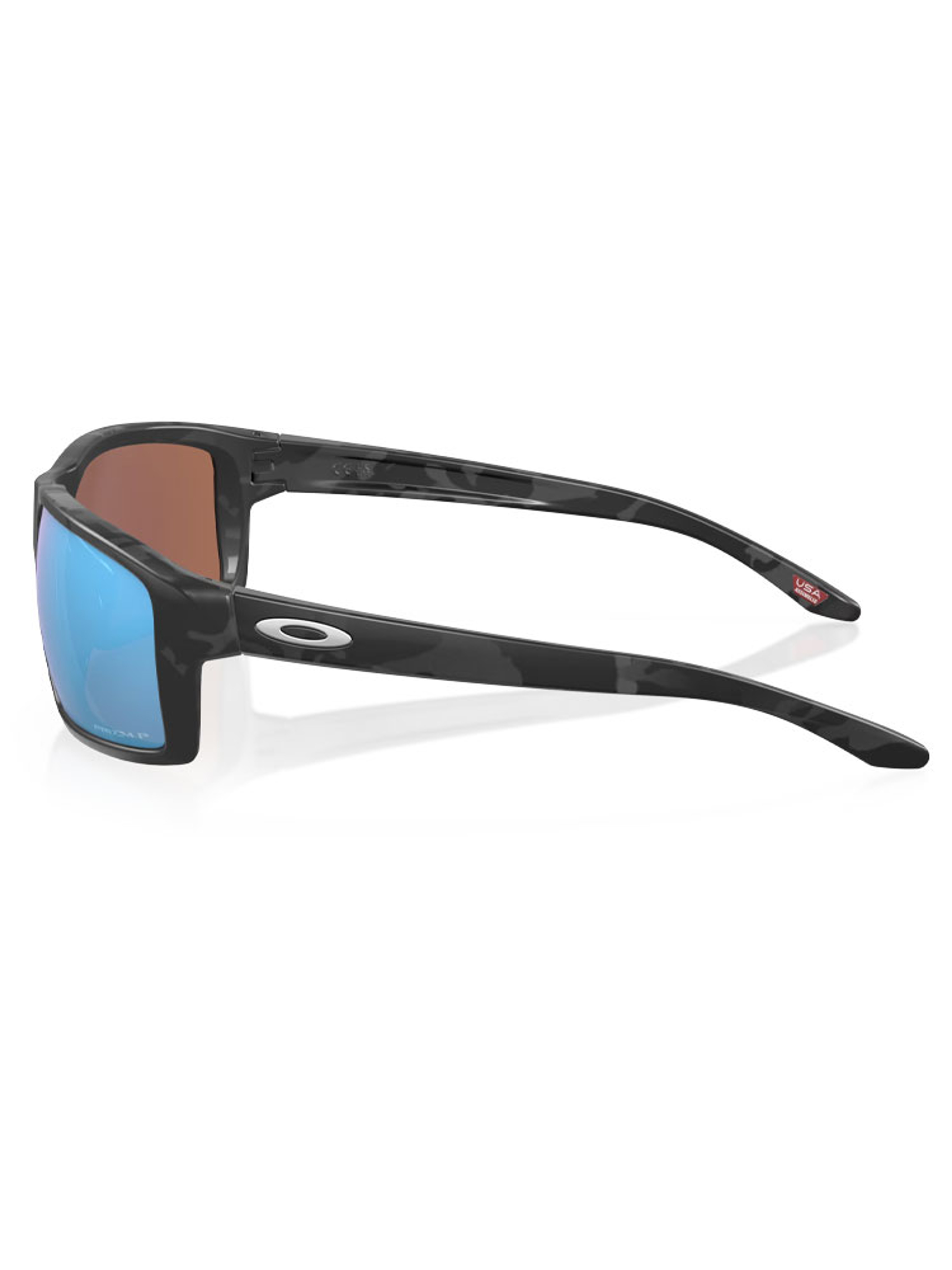 Oakley Gibston Sunglasses - Matte Black Camo w/ Prizm Deep Water Polarised