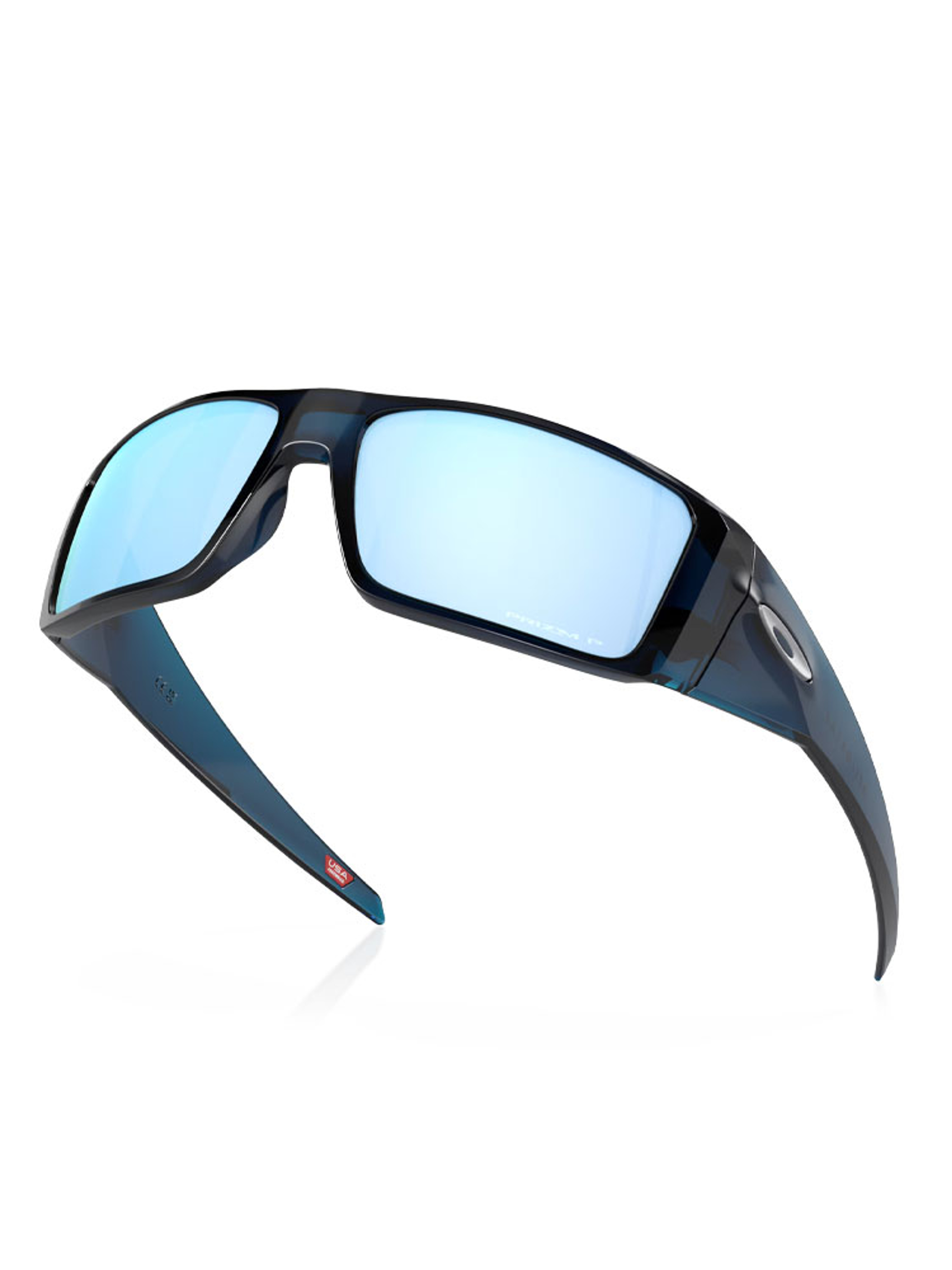 Oakley Heliostat Sunglasses - Transparent Poseidon w/ Prizm Deep Water Polarised