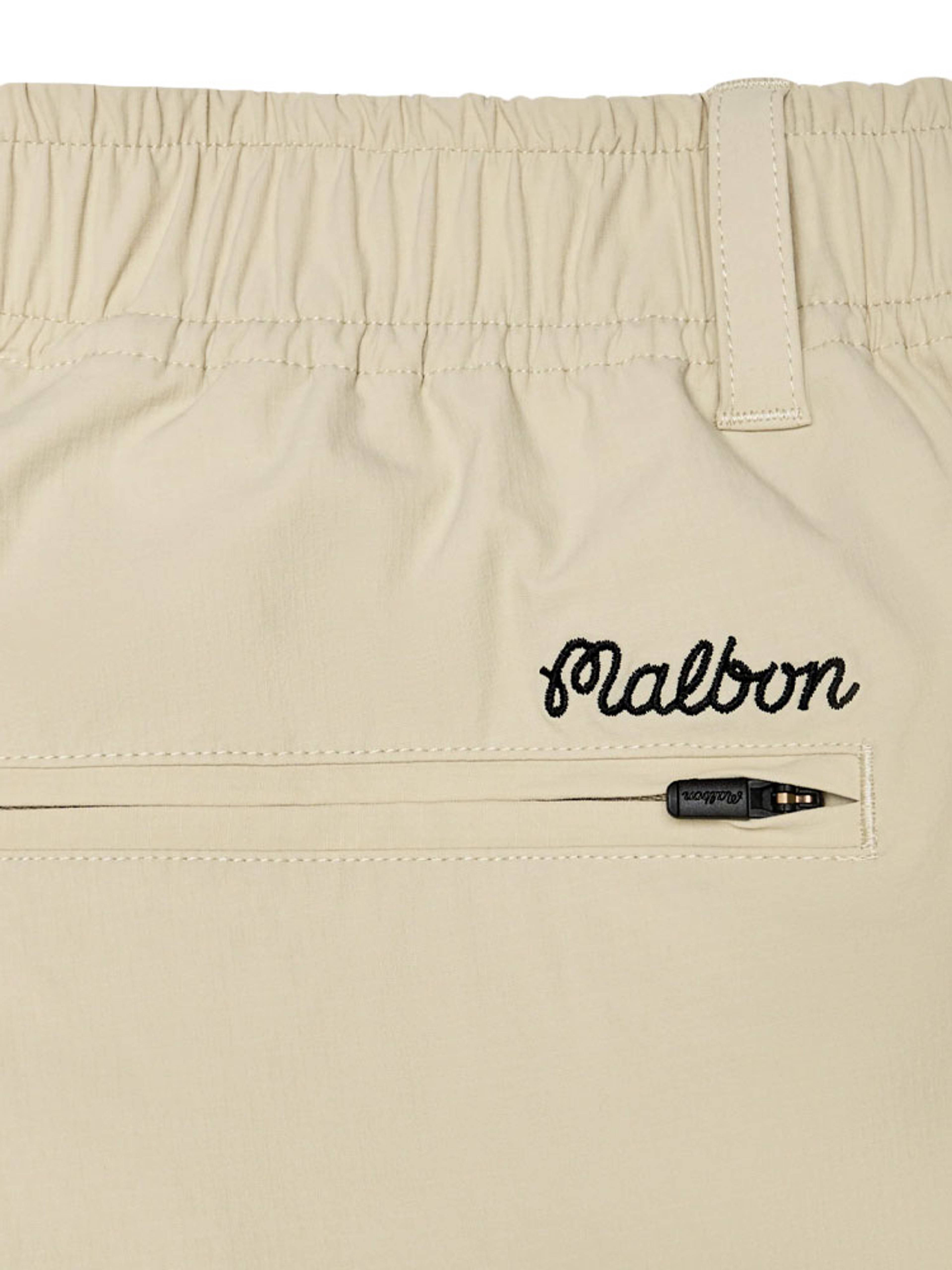 Malbon Two Man Scramble Scooter Short - Light Khaki