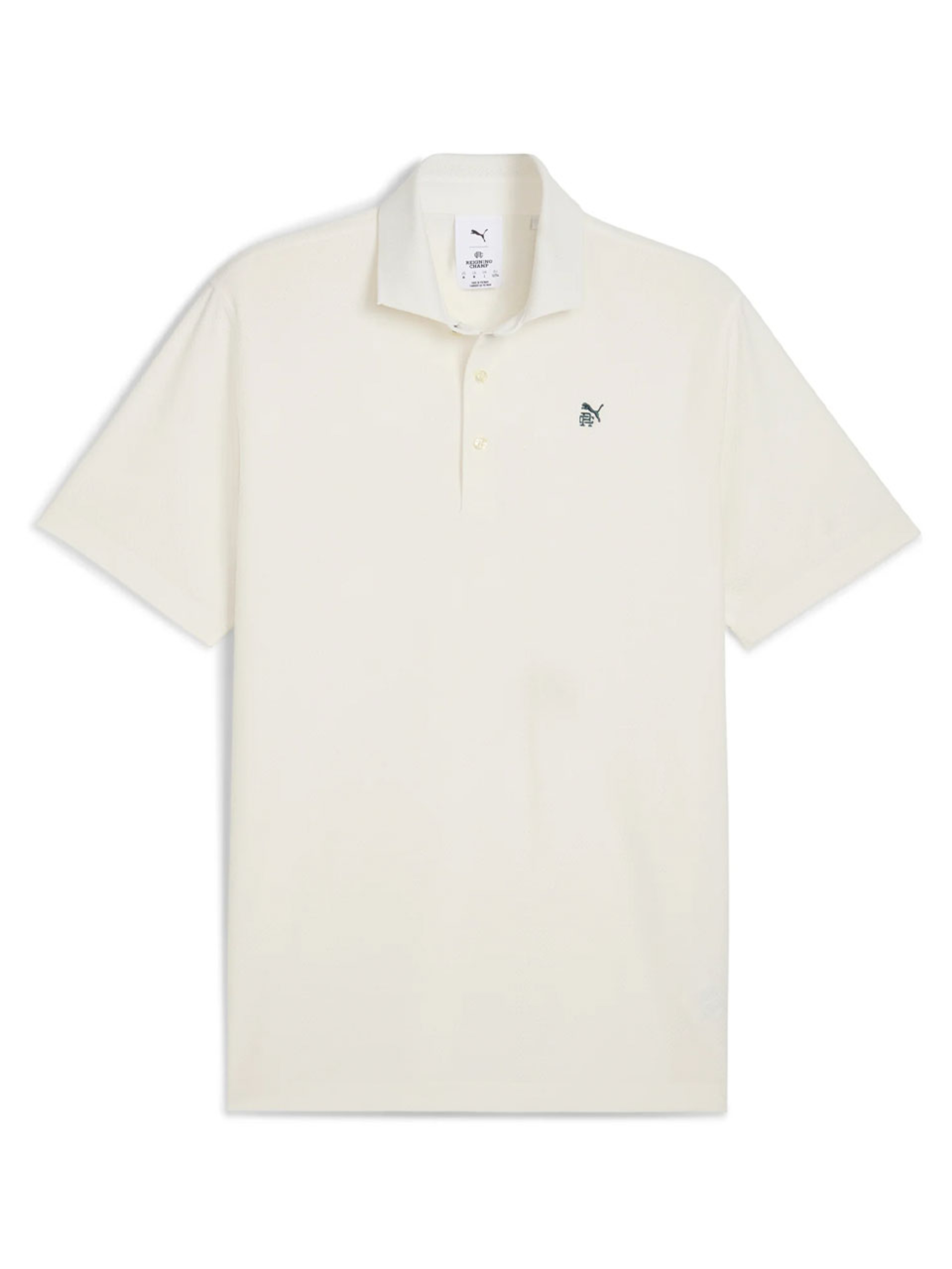 Puma x Reigning Champ MATTR Jacquard Golf Polo - Warm White