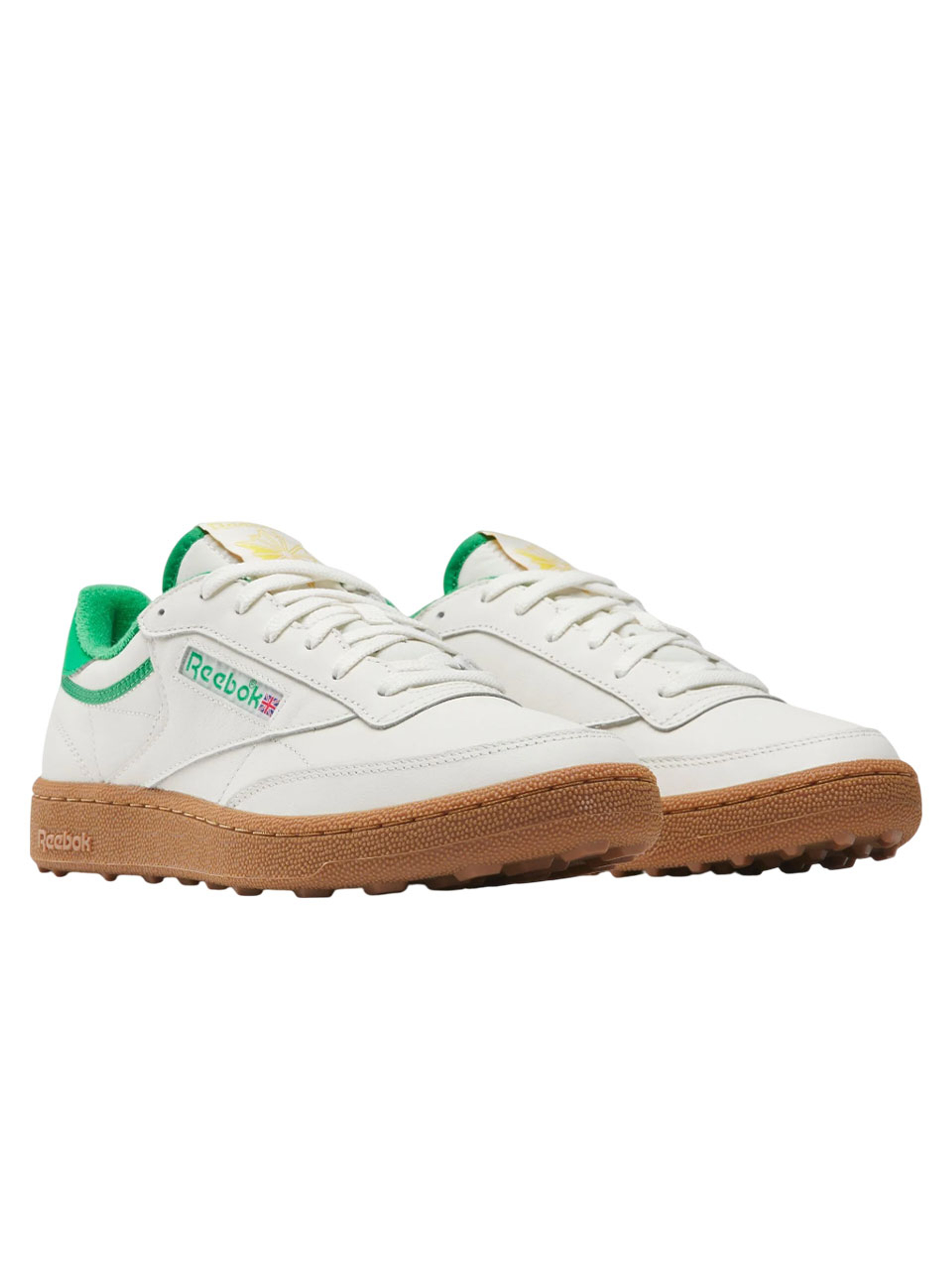 Reebok Club C Golf Shoes - Chalk/Classic Green