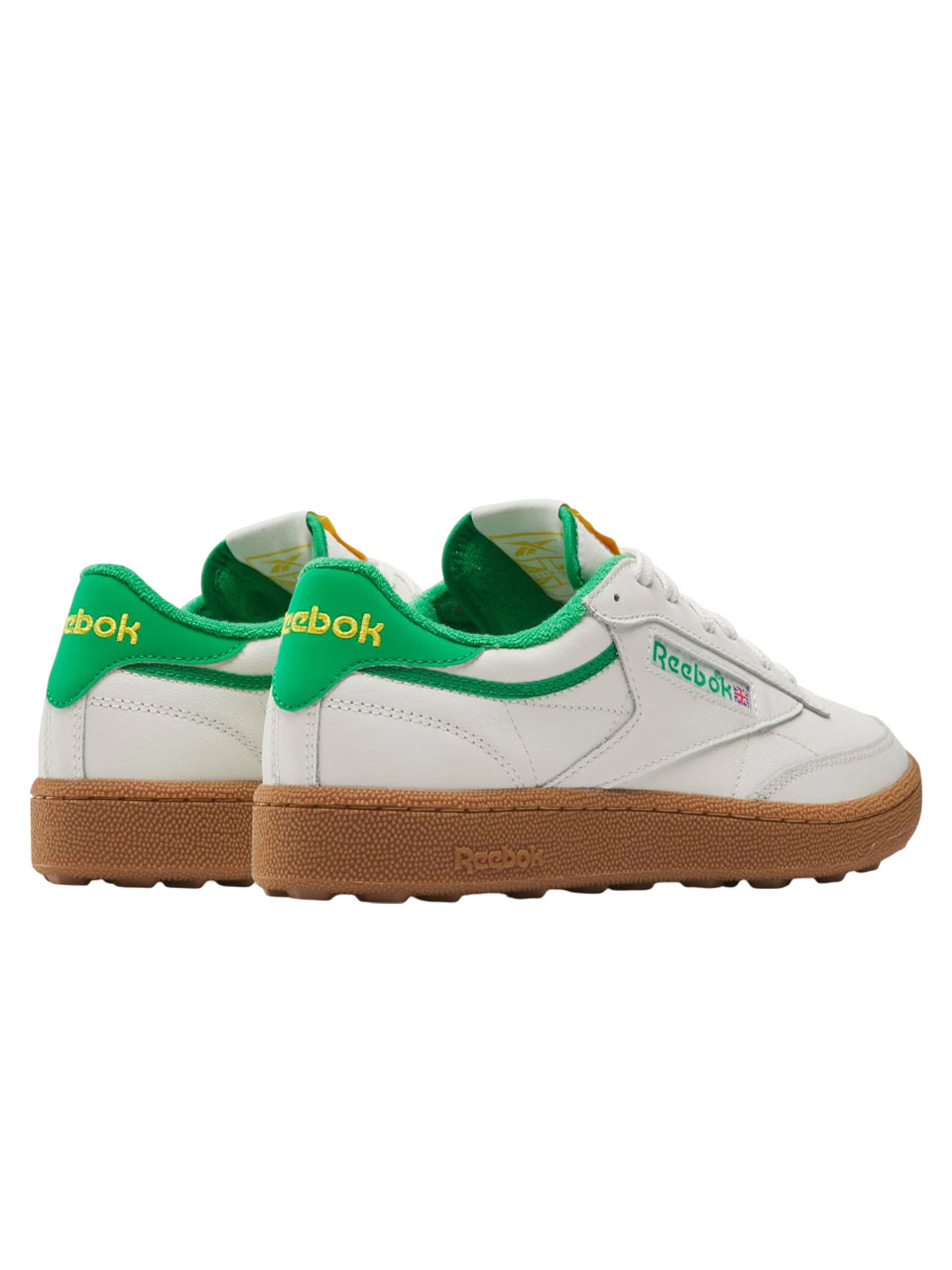 Reebok Club C Golf Shoes - Chalk/Classic Green
