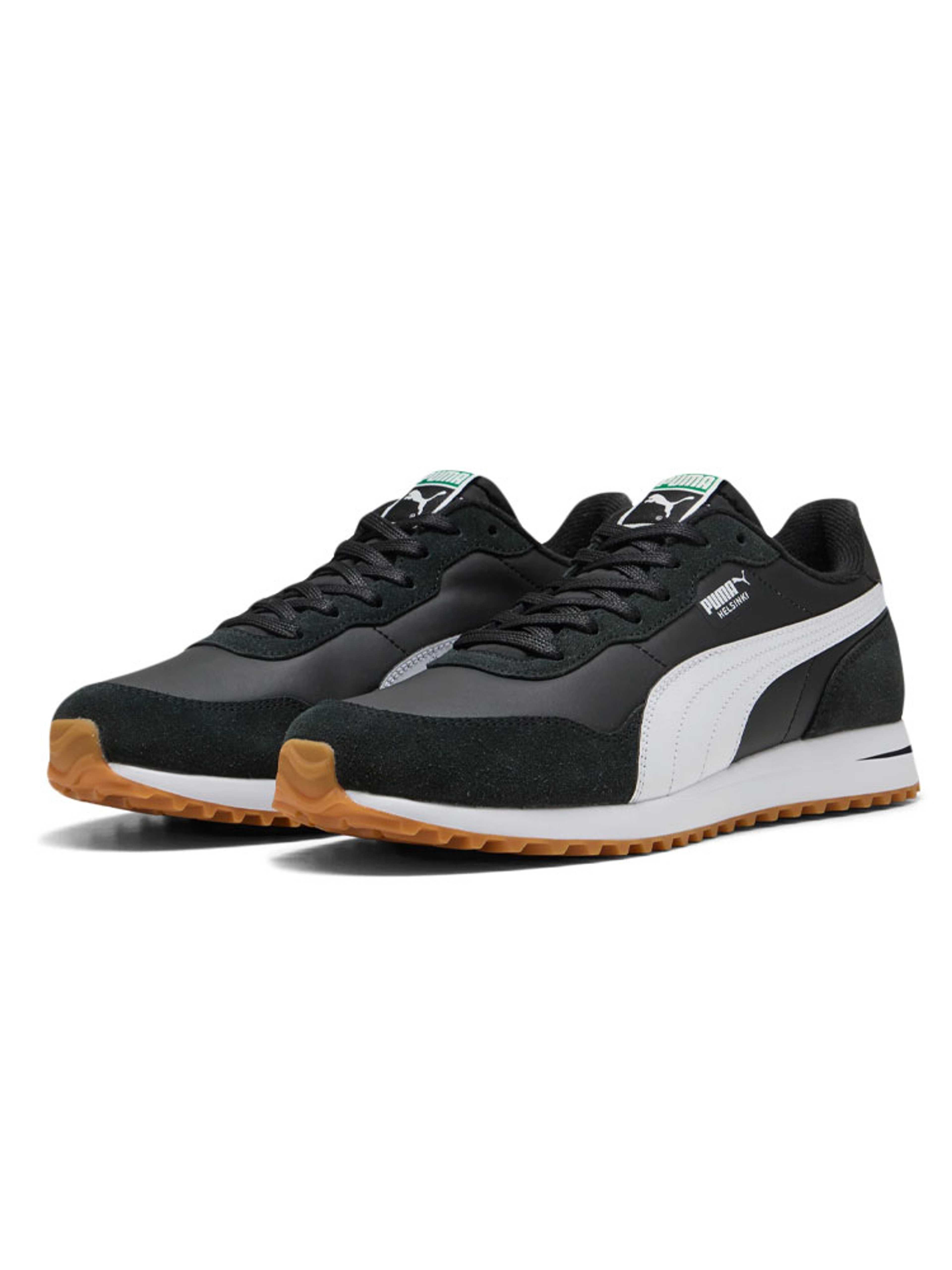 Puma Helsinki G Spikeless Golf Shoes - Puma Black/Puma White/Gum
