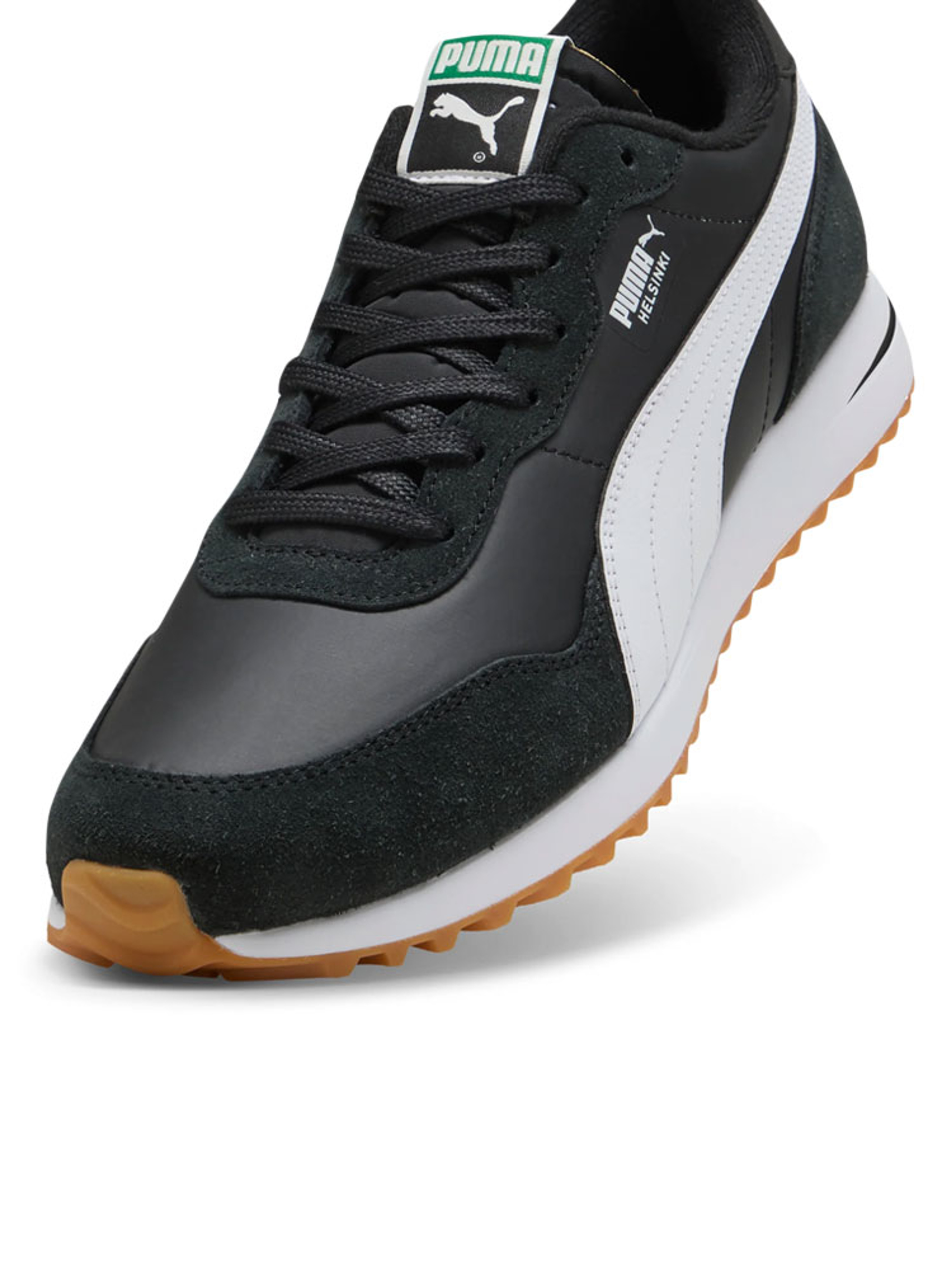 Puma Helsinki G Spikeless Golf Shoes - Puma Black/Puma White/Gum
