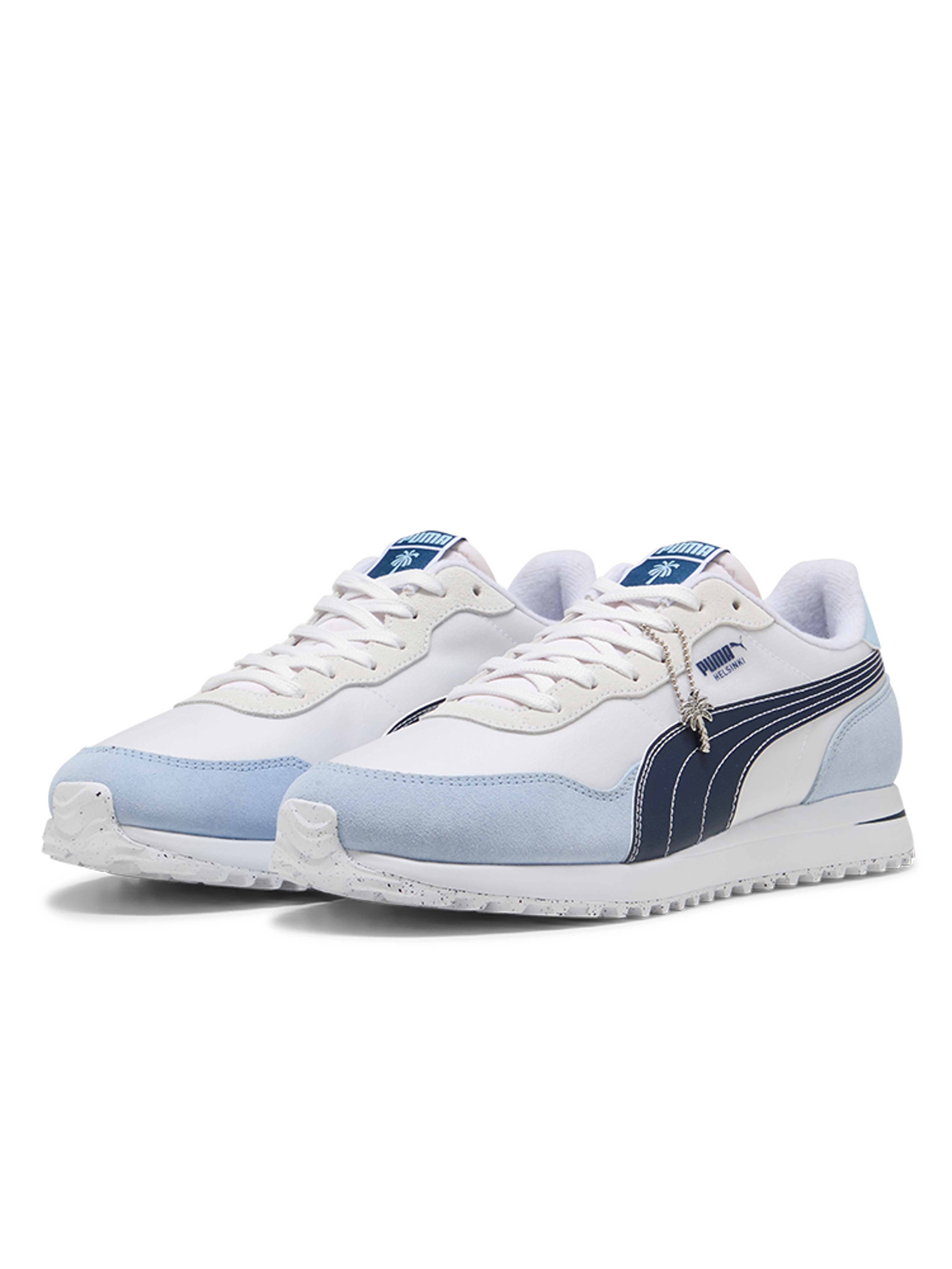 Puma x Palm Tree Crew Helsinki G Spikeless Golf Shoes - Puma White/Haute Tropic