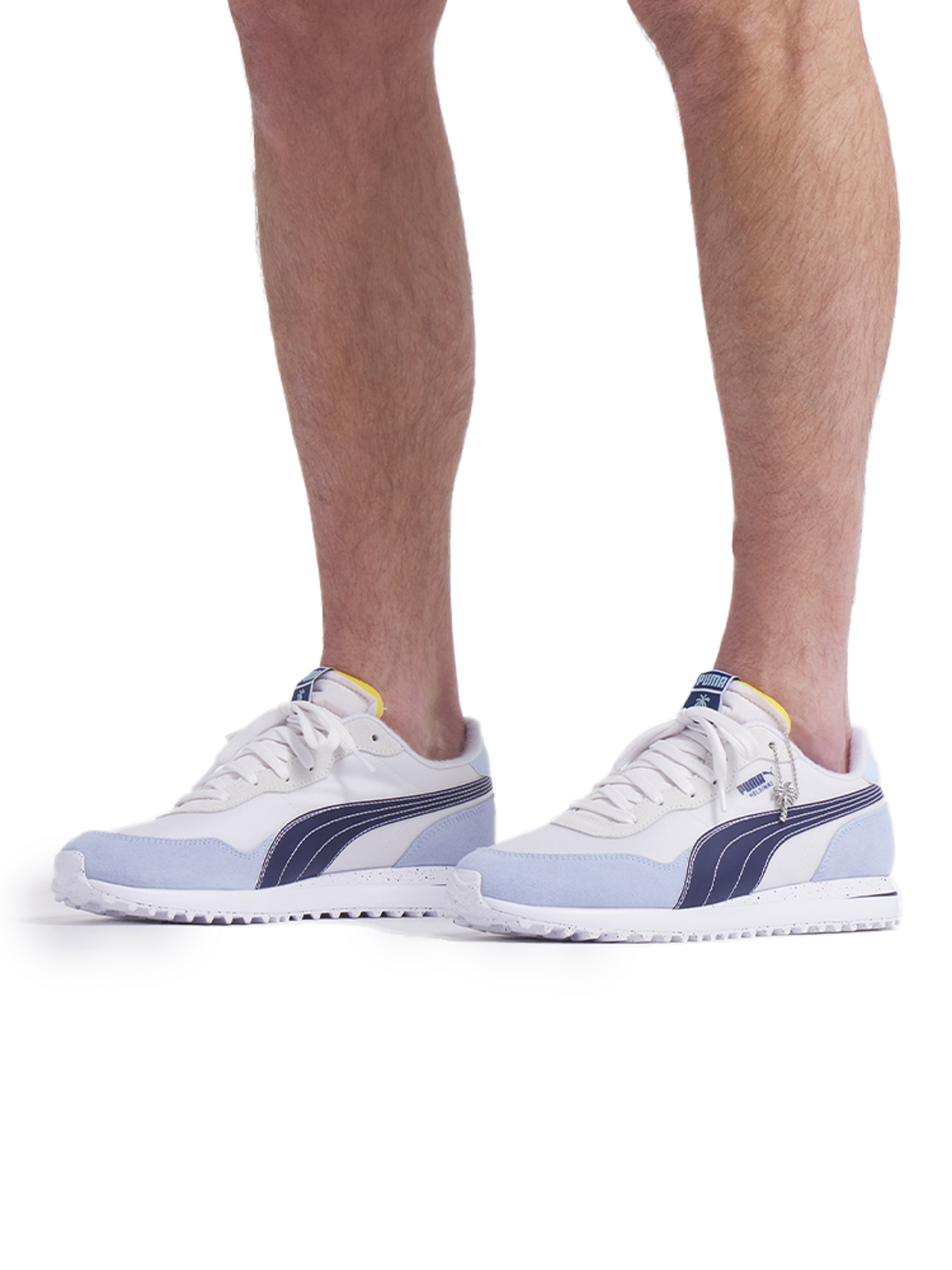 Puma x Palm Tree Crew Helsinki G Spikeless Golf Shoes - Puma White/Haute Tropic
