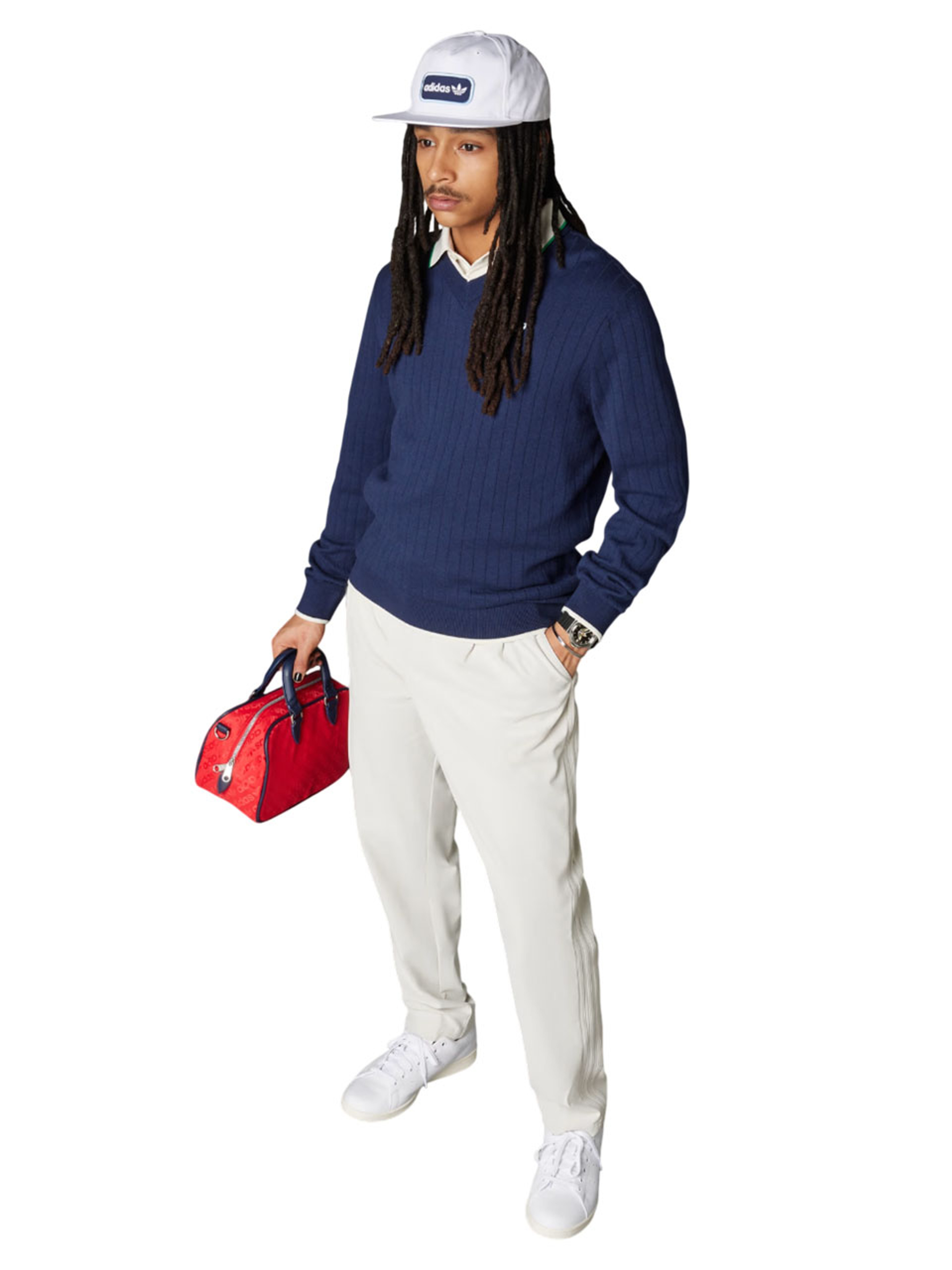 adidas Originals Cashmere Knit Sweater - Night Indigo