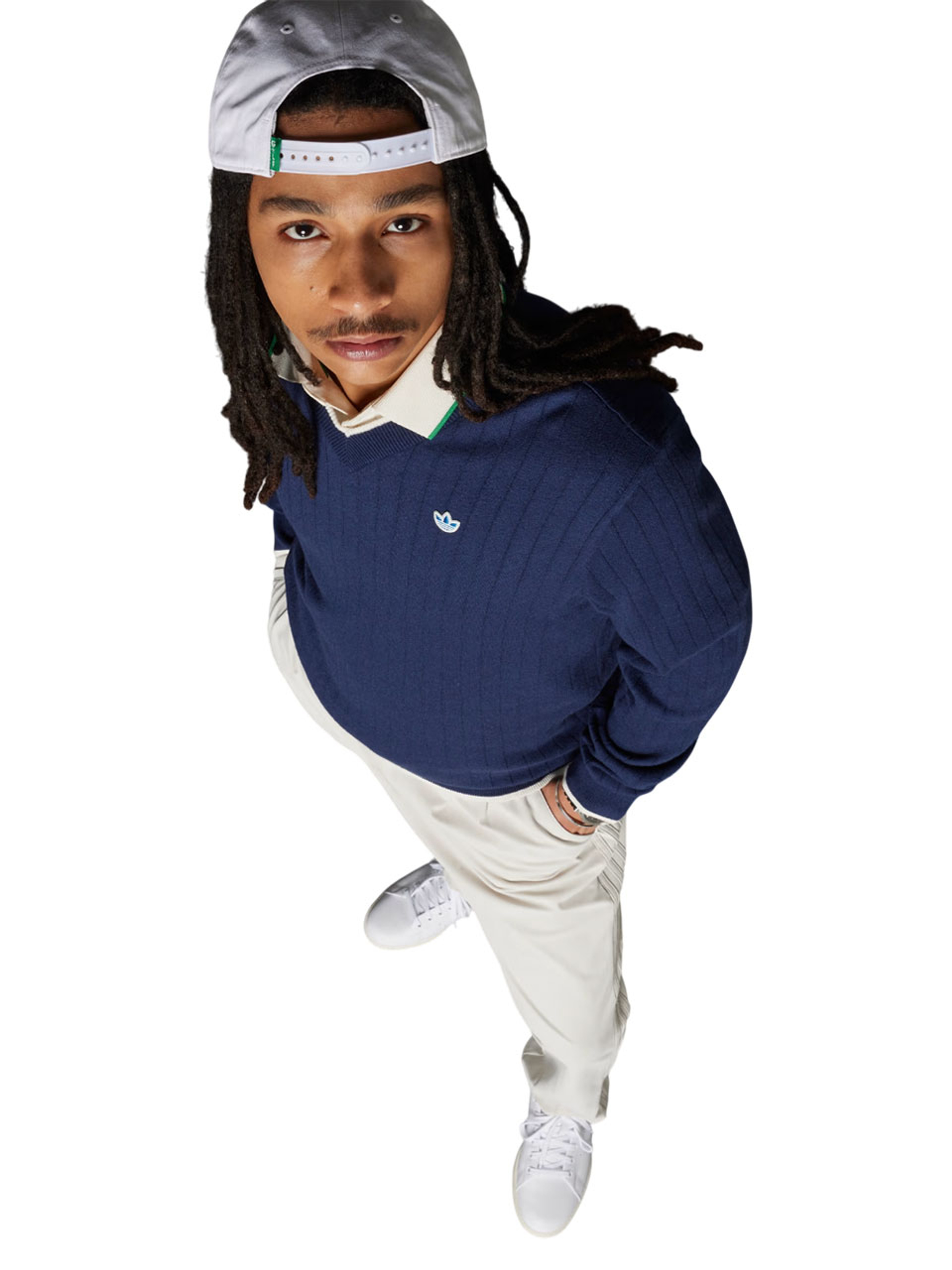 adidas Originals Cashmere Knit Sweater - Night Indigo