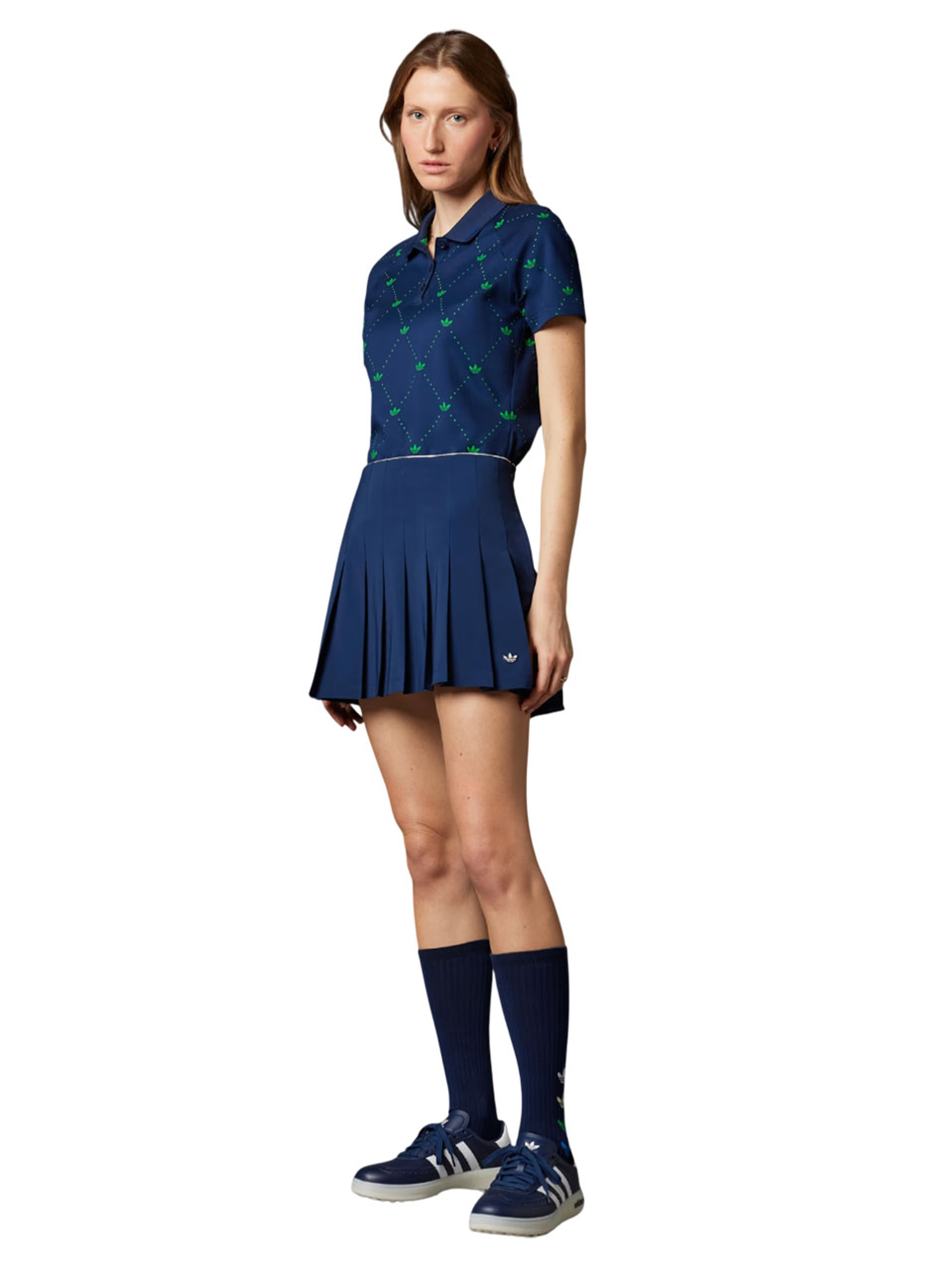 adidas Originals Womens Pleated Skort - Night Indigo