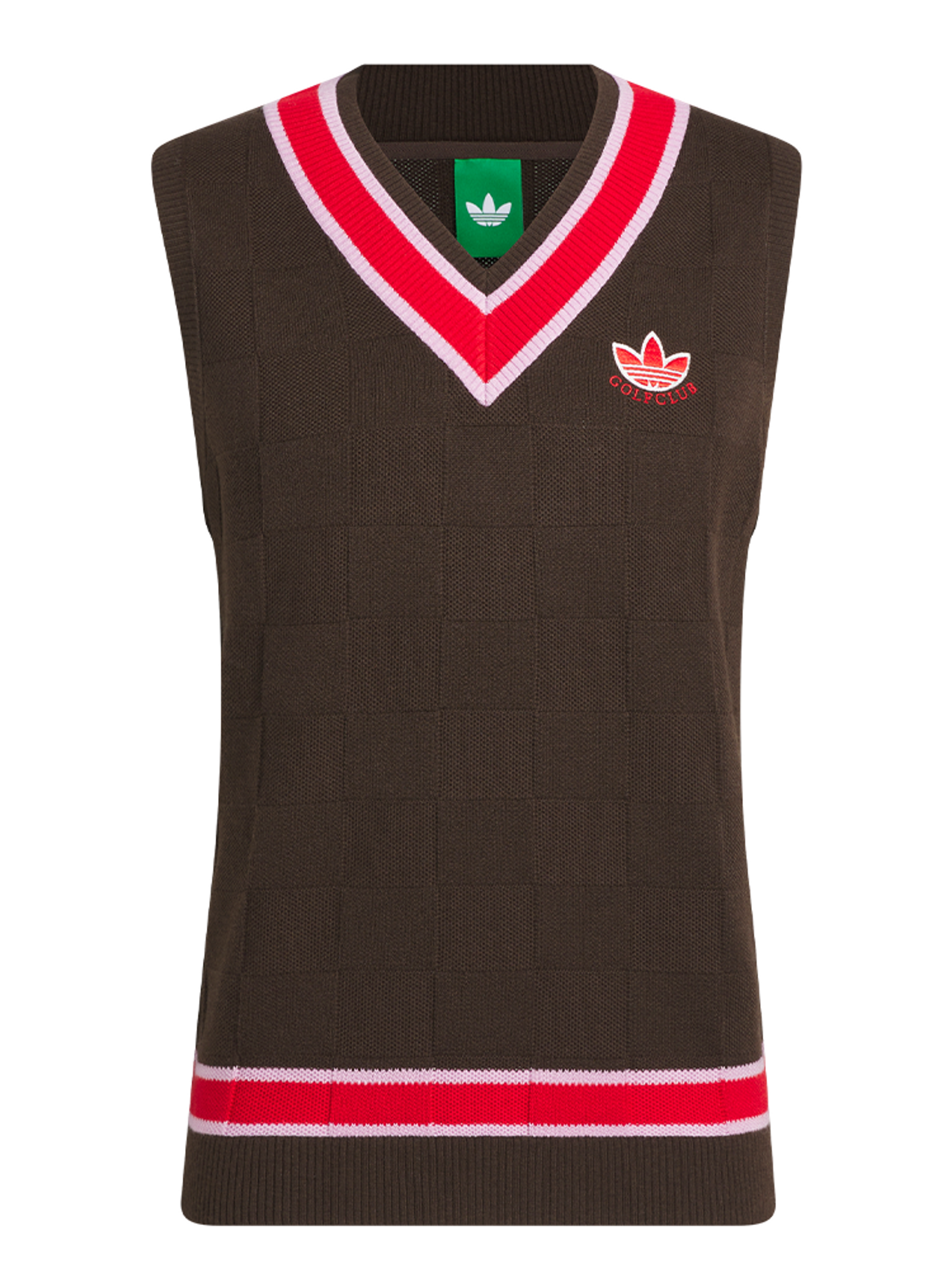 adidas Originals Knit Vest - Dark Brown