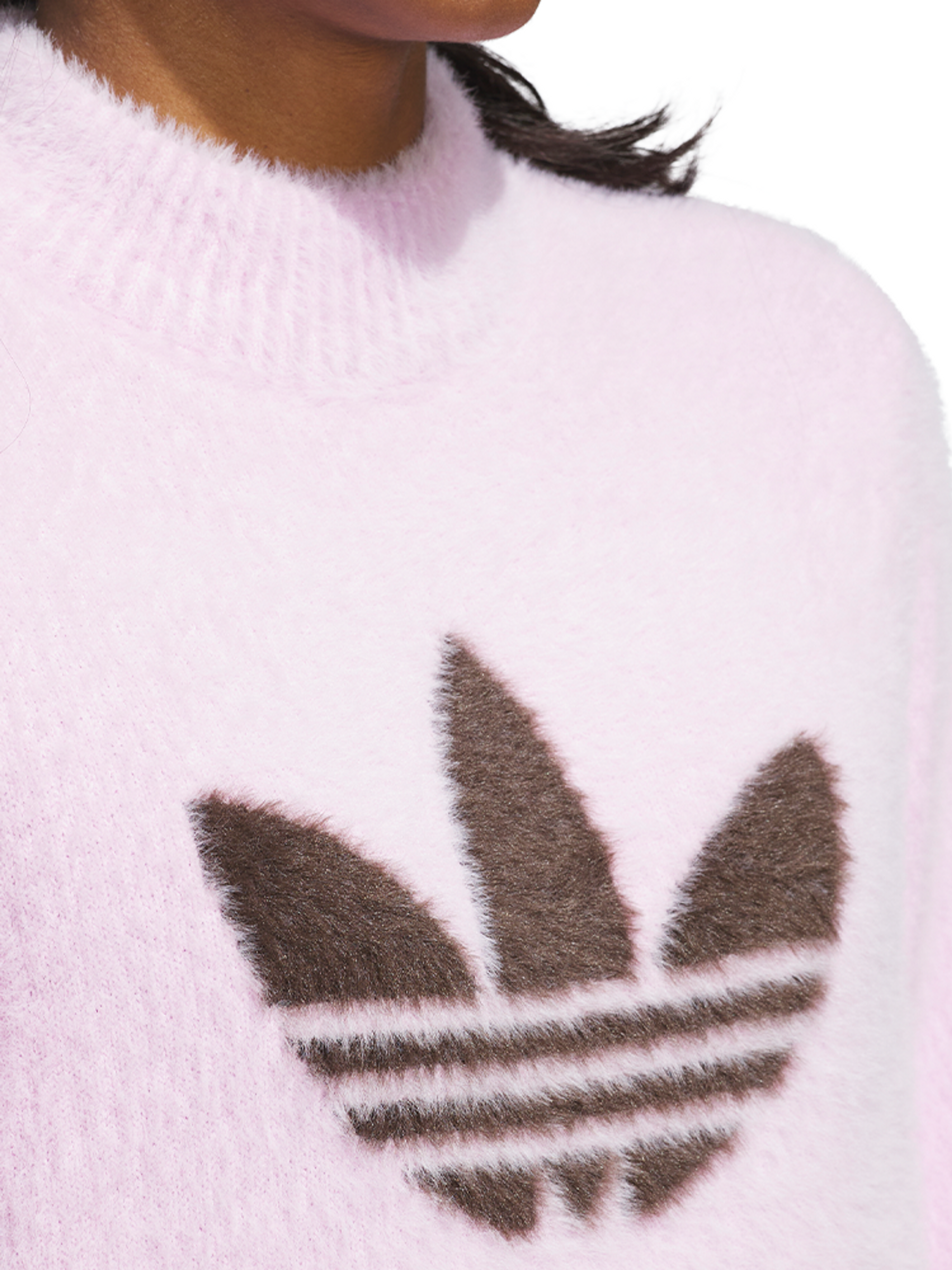 adidas Originals Womens Trefoil Sweater - Bliss Lilac