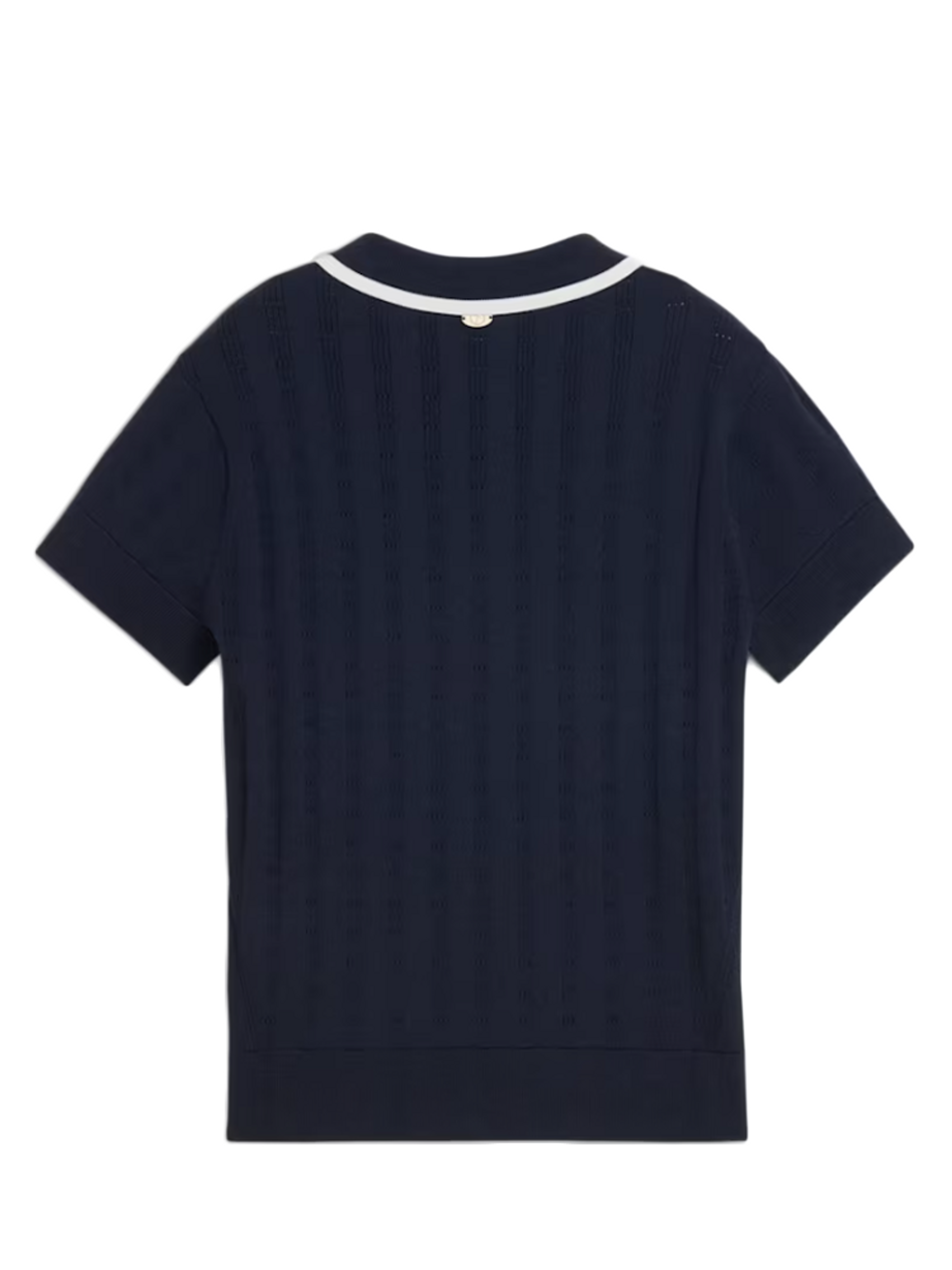 Puma x Arnold Palmer Womens Pointelle Golf Polo - Deep Navy