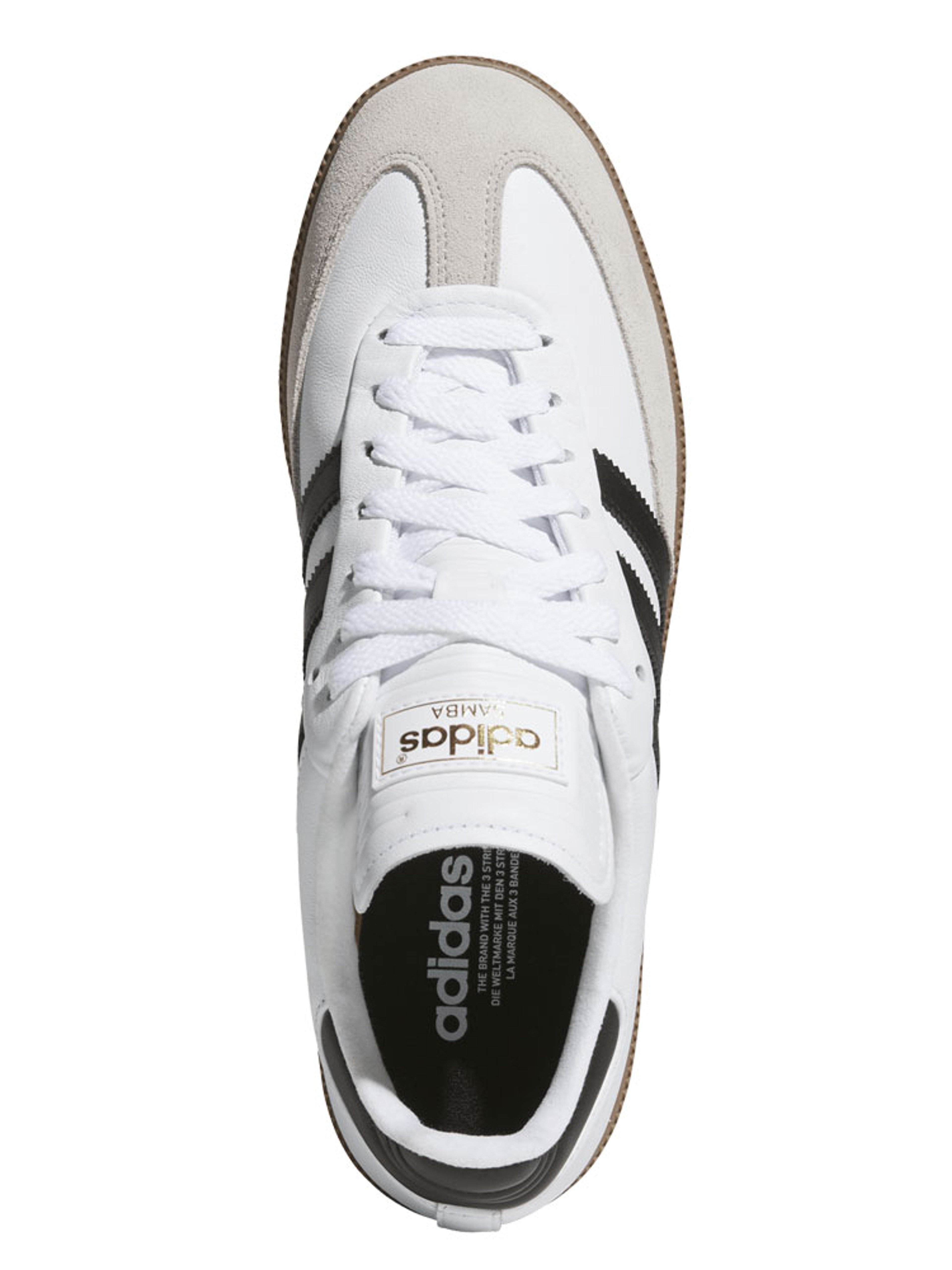 adidas Originals Samba Spikeless Golf Shoes - Cloud White/Core Black/Gum