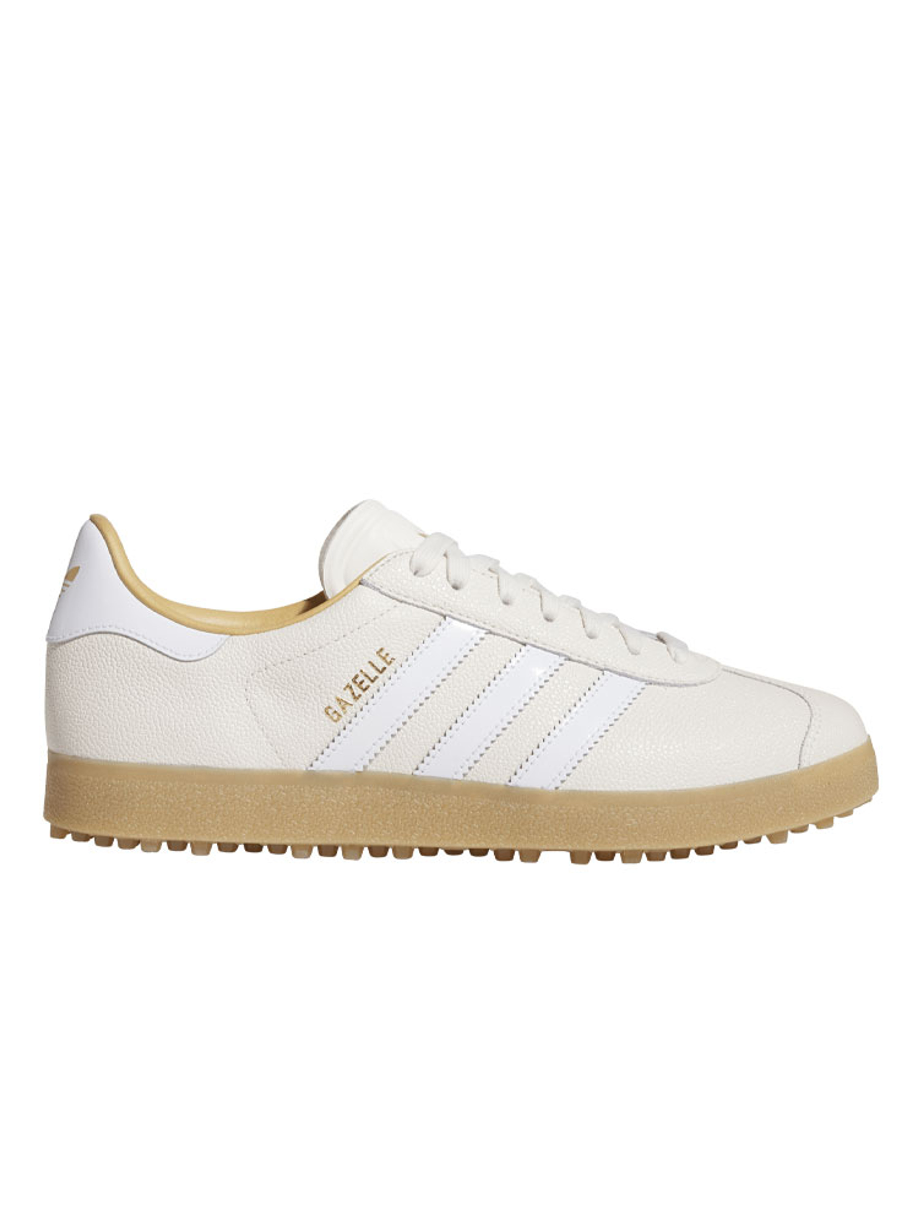 adidas Originals Gazelle Lux Spikeless Golf Shoes - Chalk White/Cloud White/Gum