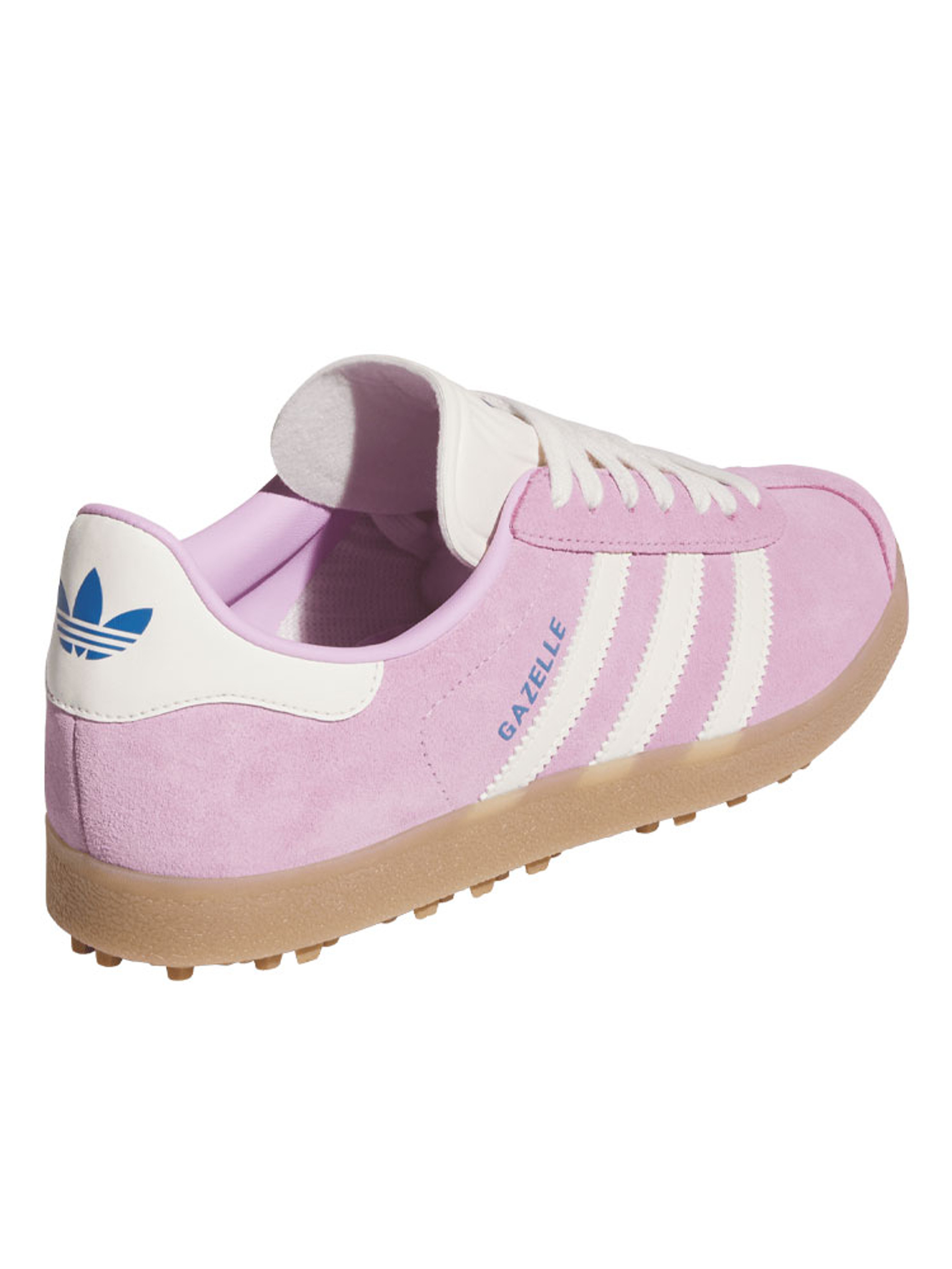 adidas Originals Womens Gazelle Spikeless Golf Shoes - Lilac/White/Blue