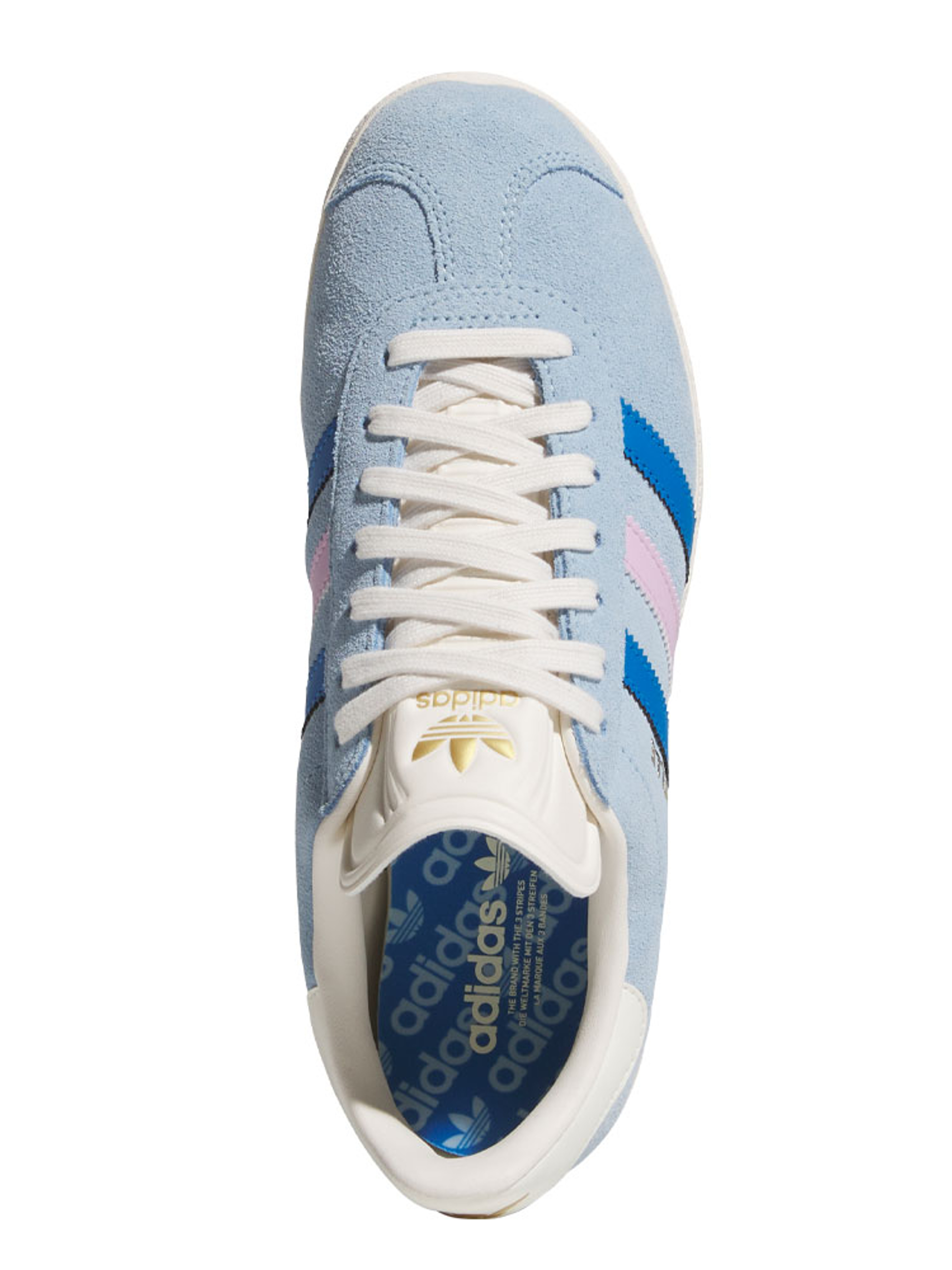 adidas Originals Womens Gazelle Spikeless Golf Shoes - Sky/Blue/Bliss Lilac