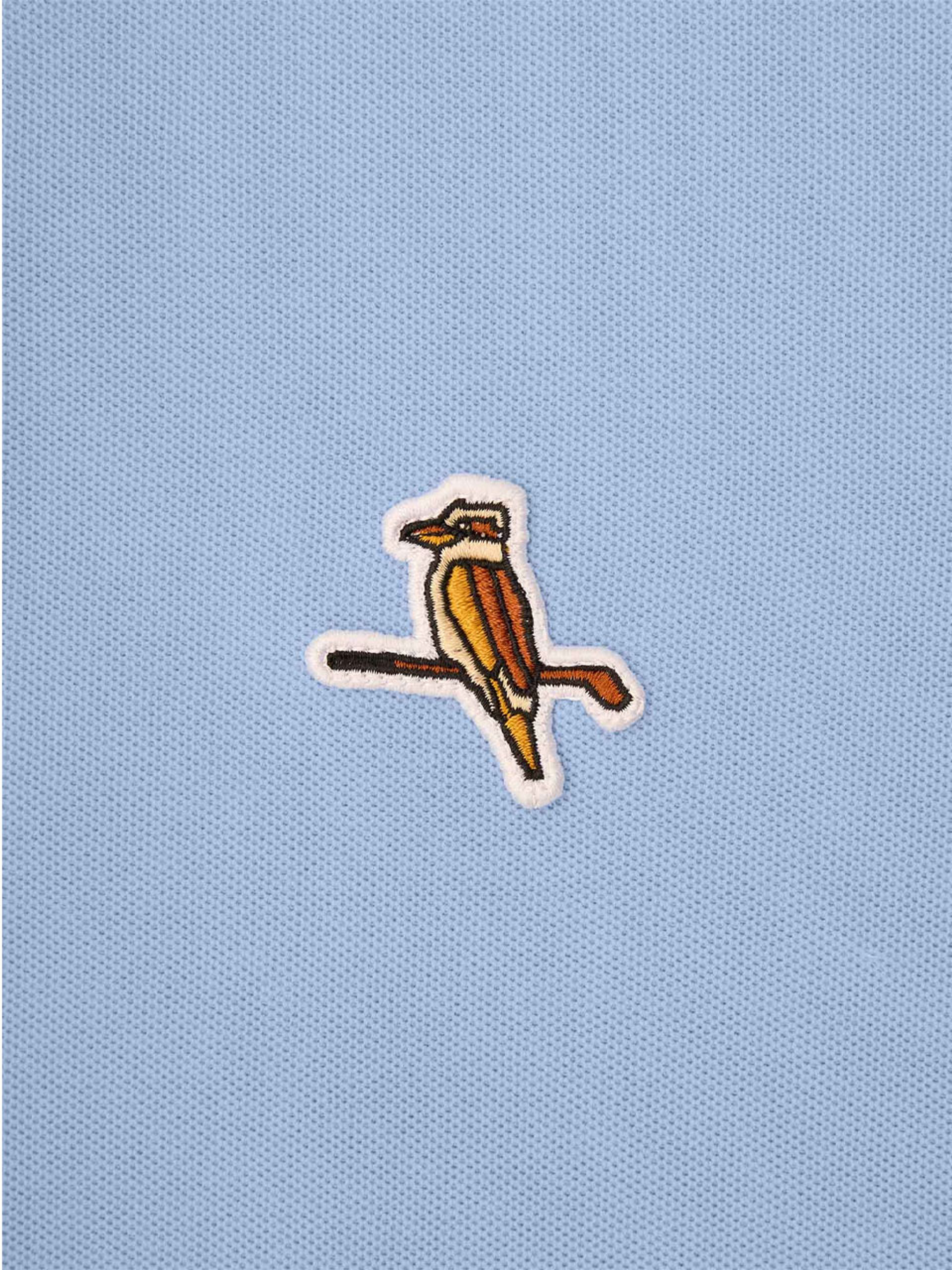 Walker Golf Things Kooka Two-Tone Polo - Sky/Navy