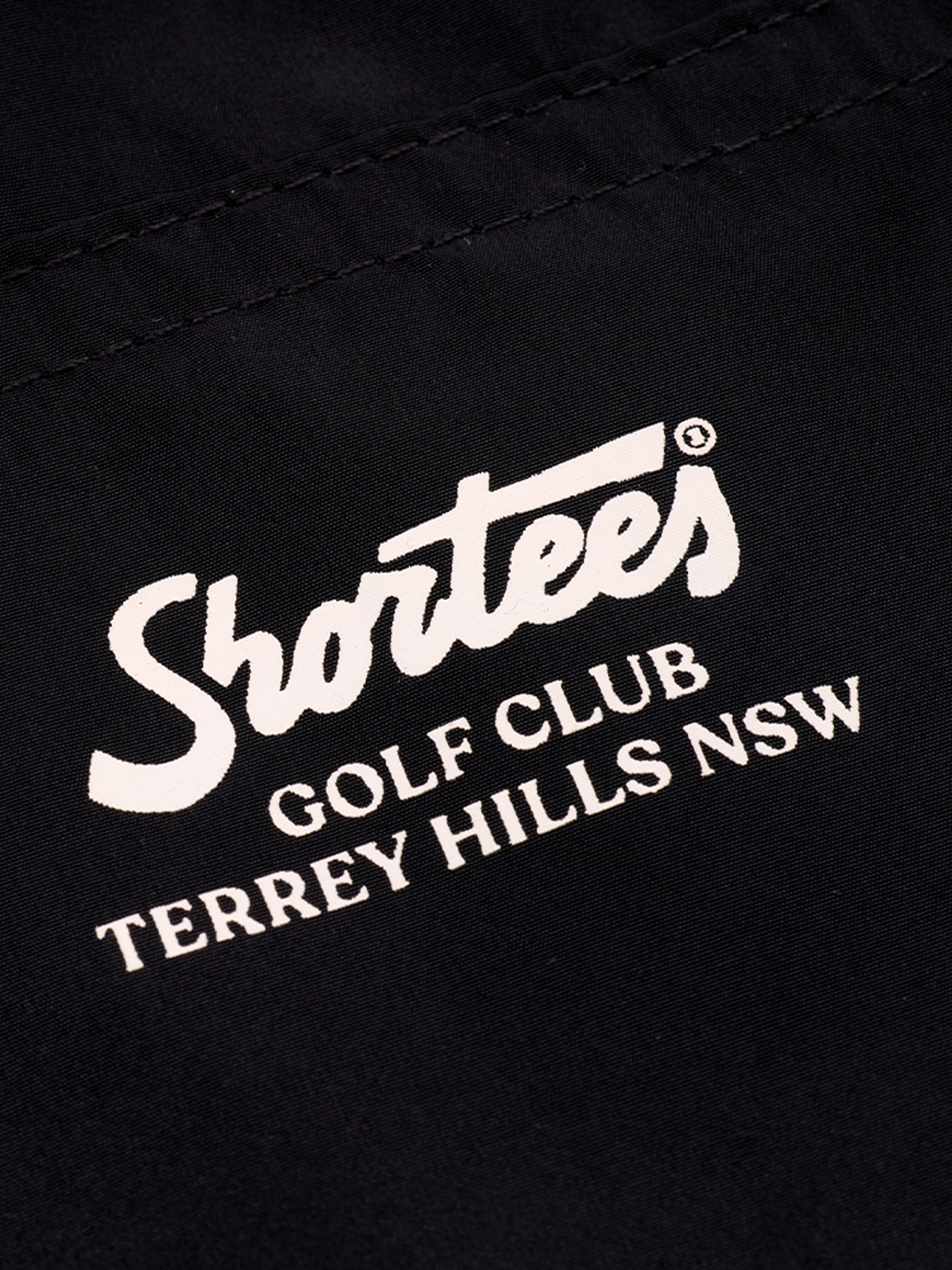 Shortees Golf Hooded Spray Jacket - Black