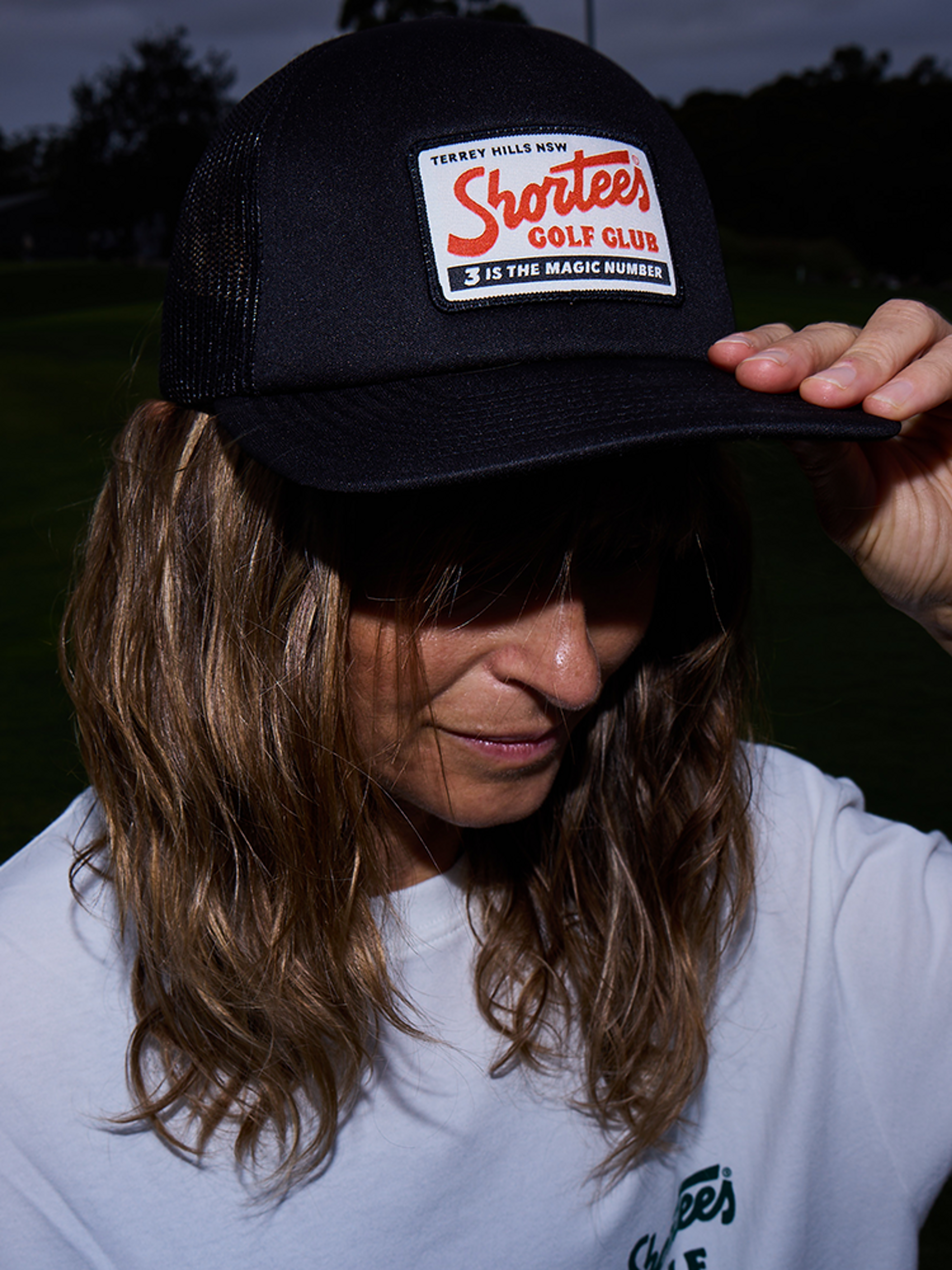 Shortees Golf Don't Talk Trucker Cap - Black