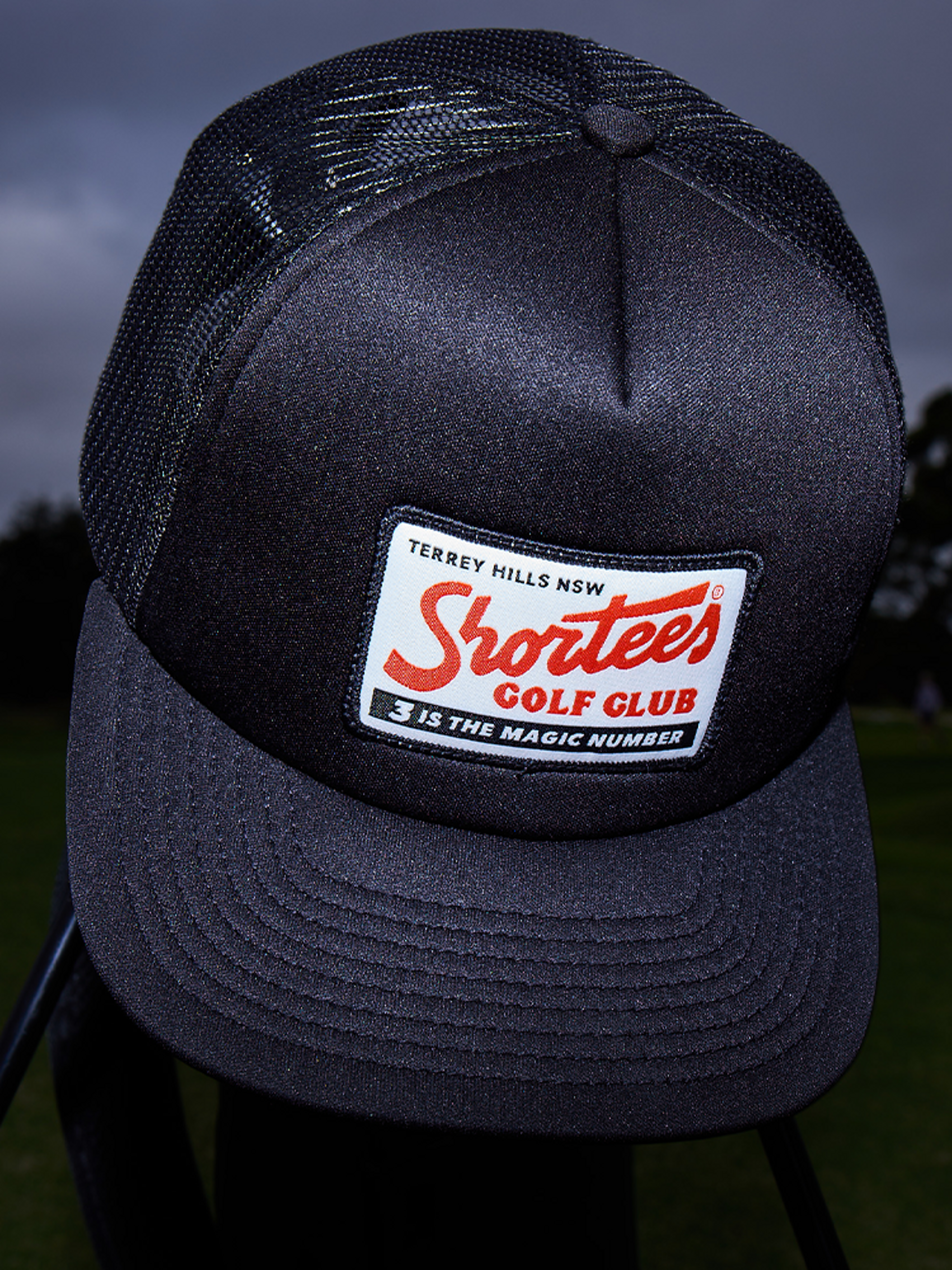Shortees Golf Don't Talk Trucker Cap - Black
