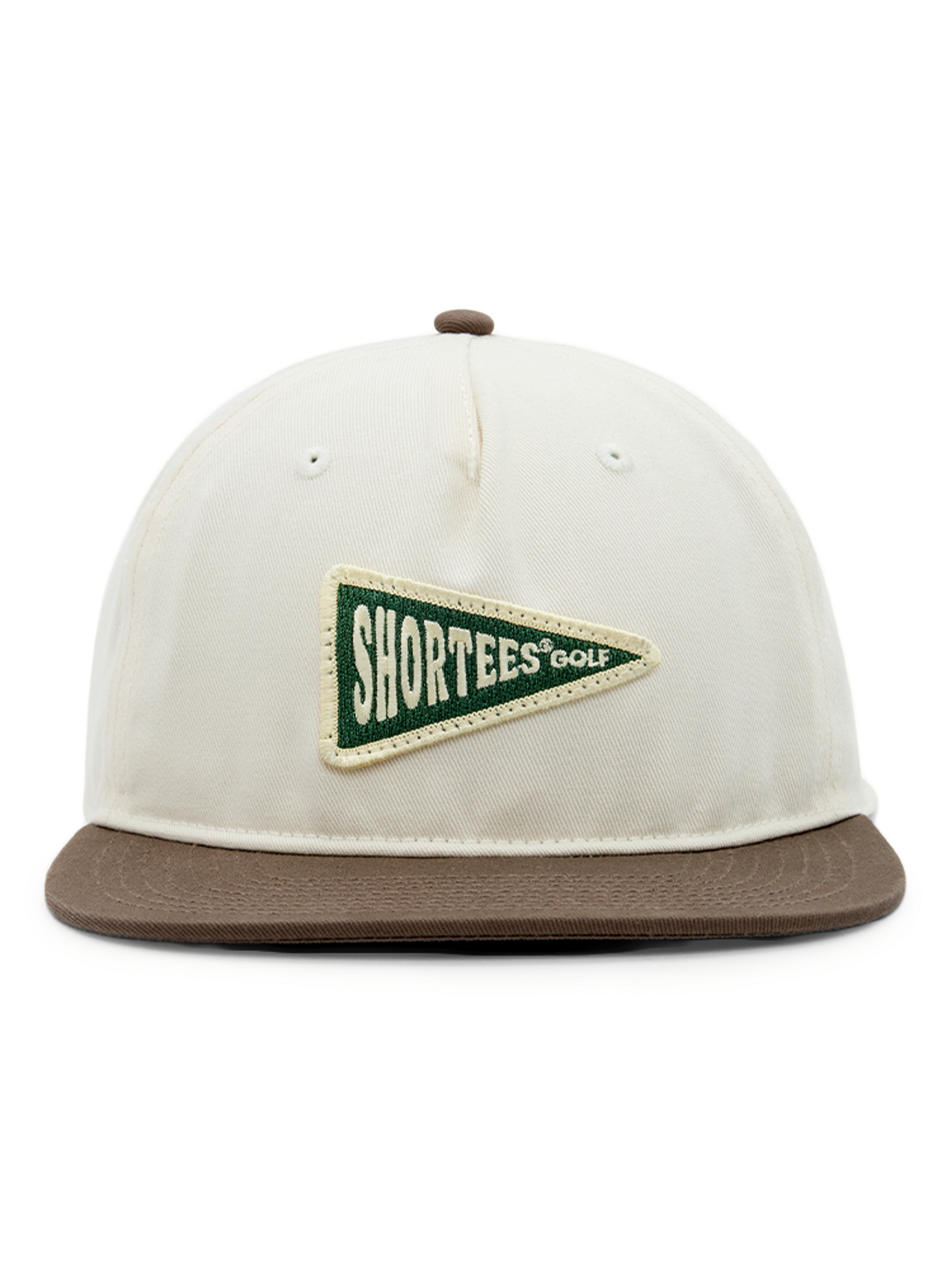 Shortees Golf Flag Patch Cap - 2 Tone Choc