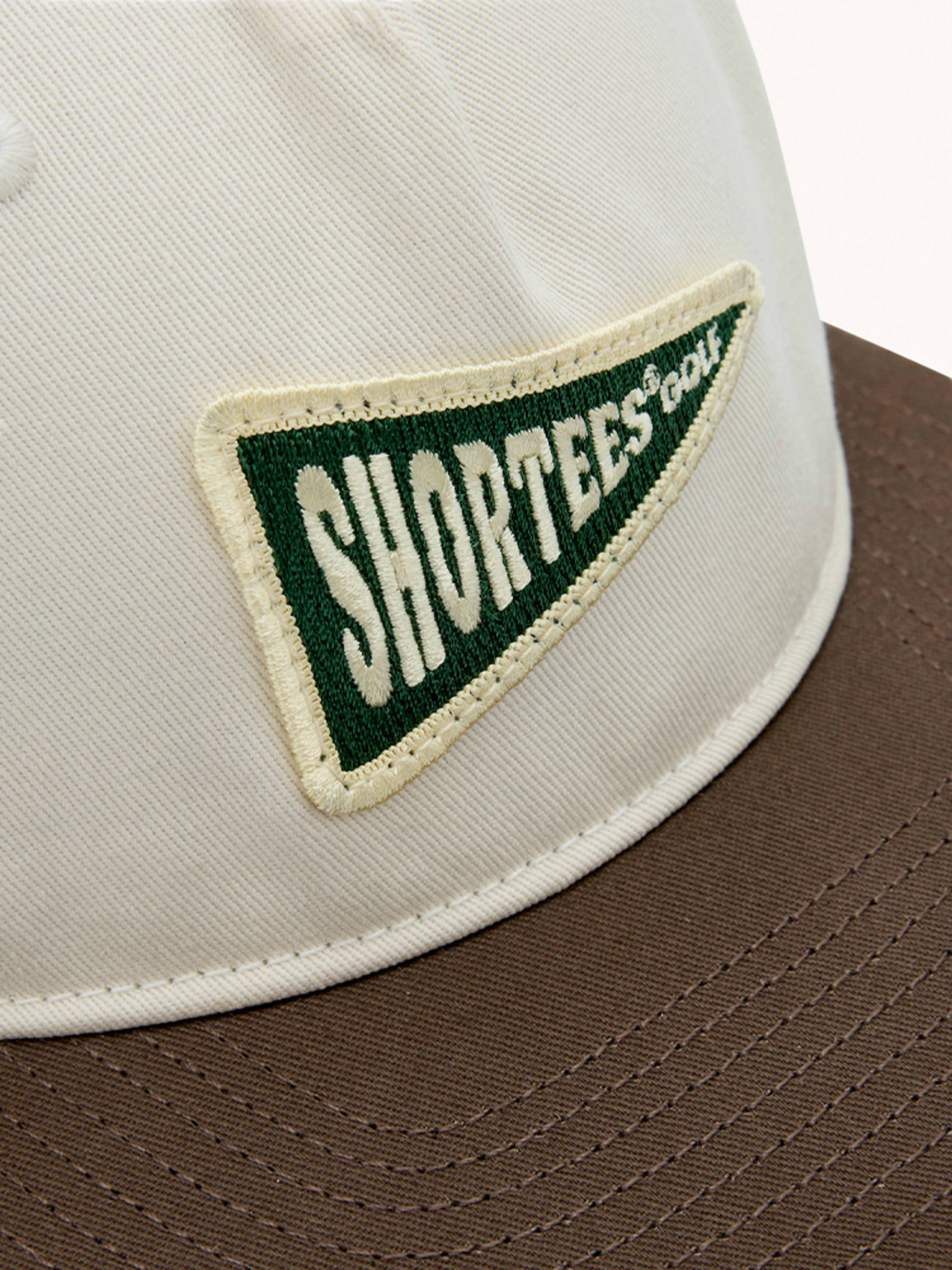 Shortees Golf Flag Patch Cap - 2 Tone Choc