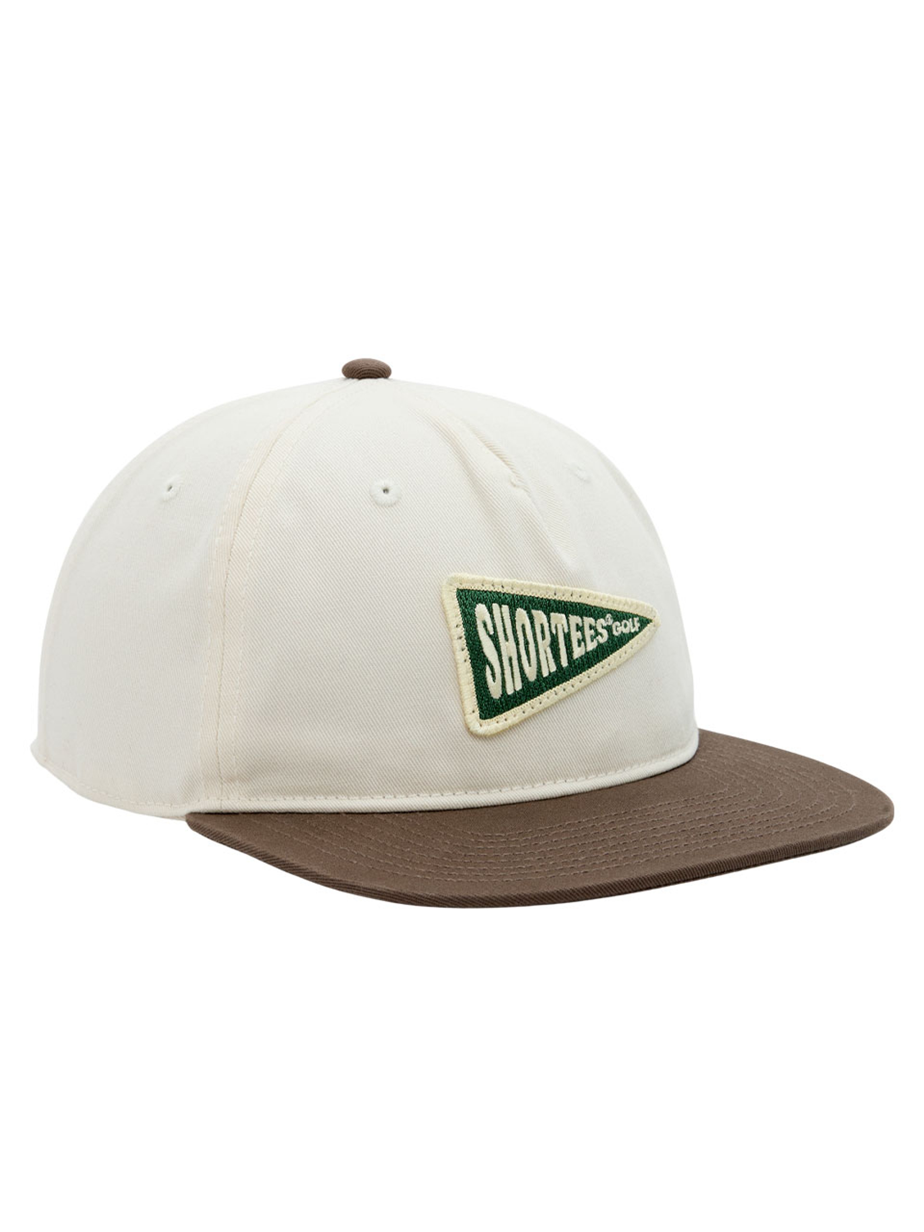 Shortees Golf Flag Patch Cap - 2 Tone Choc