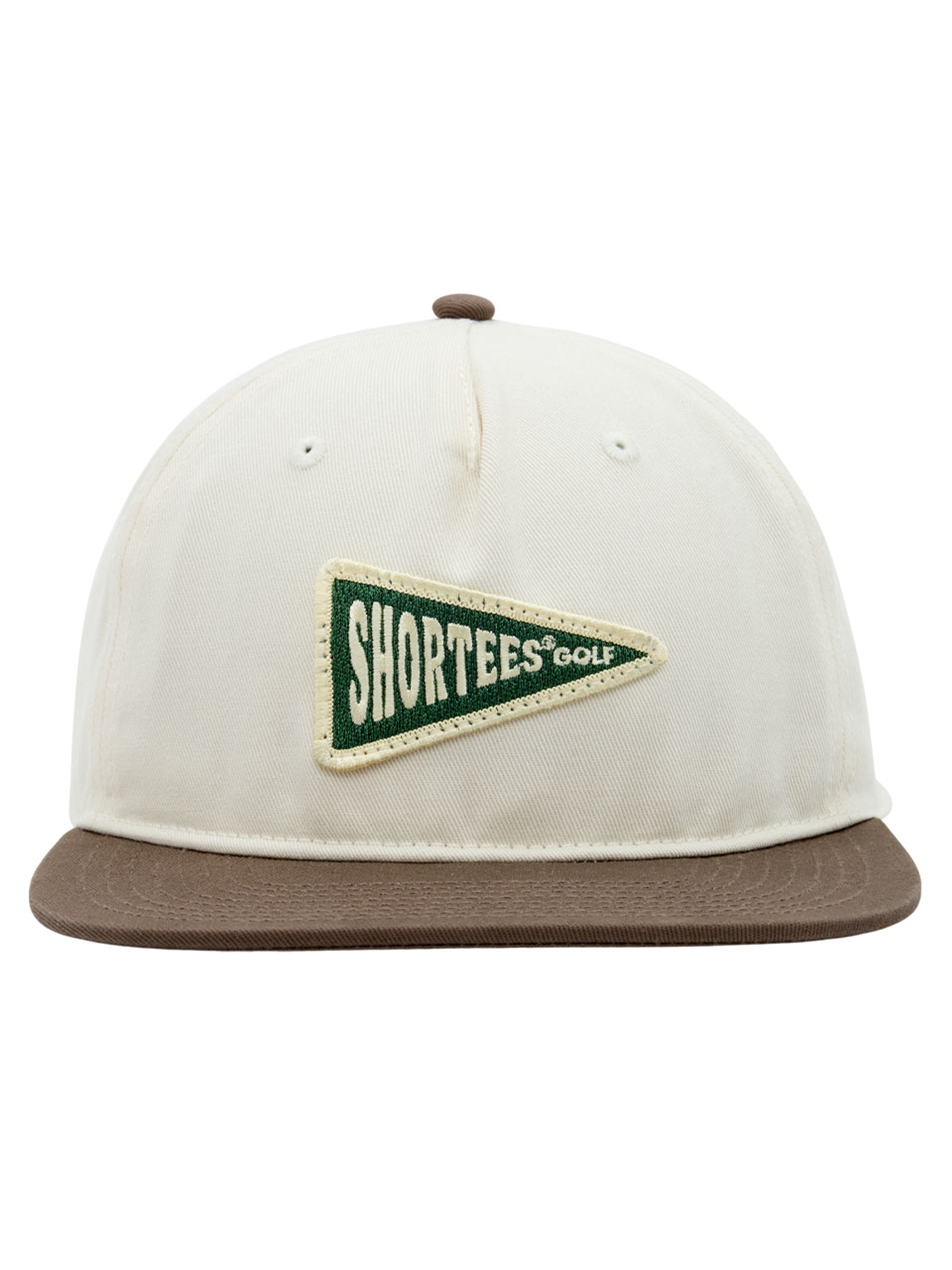 Shortees Golf Flag Patch Cap - 2 Tone Choc