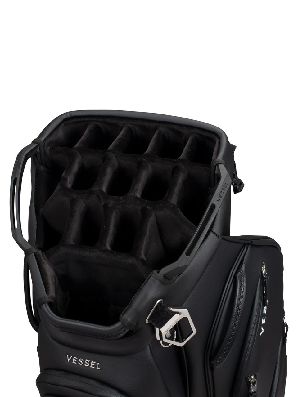 Vessel Lux Pro Cart 2.0 15-Way Cart Bag - Black