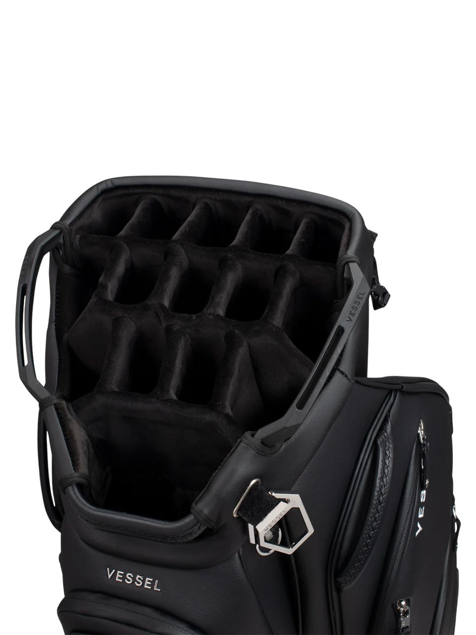 Vessel Lux Pro Cart 2.0 15-Way Cart Bag - Black
