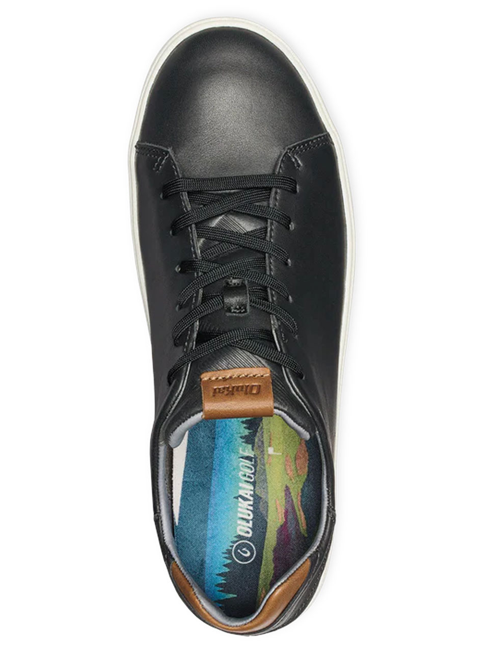 OluKai Wai‘alae Golf Shoes - Black/Black