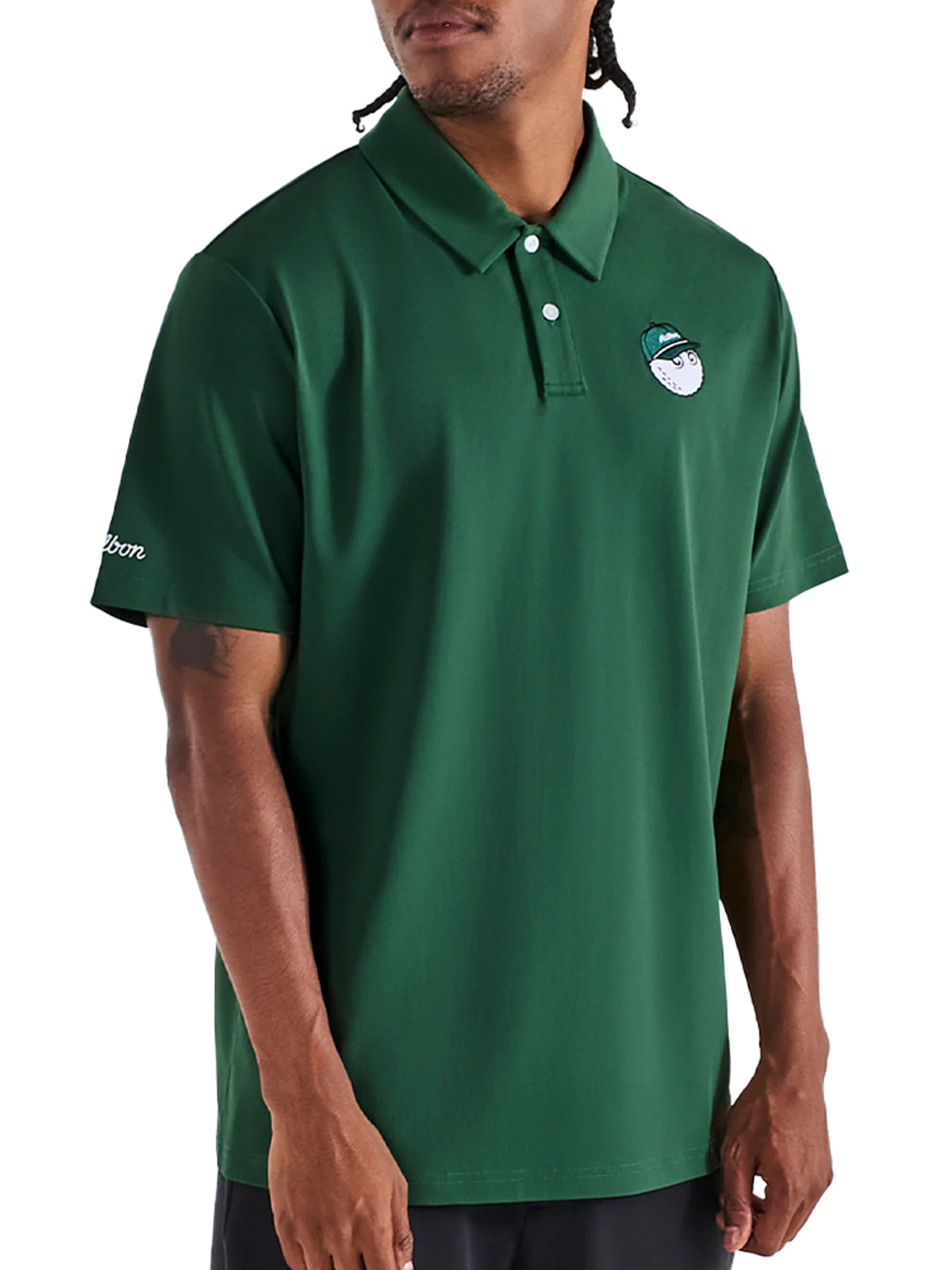 Malbon Fairway Baldwin Polo - Forest