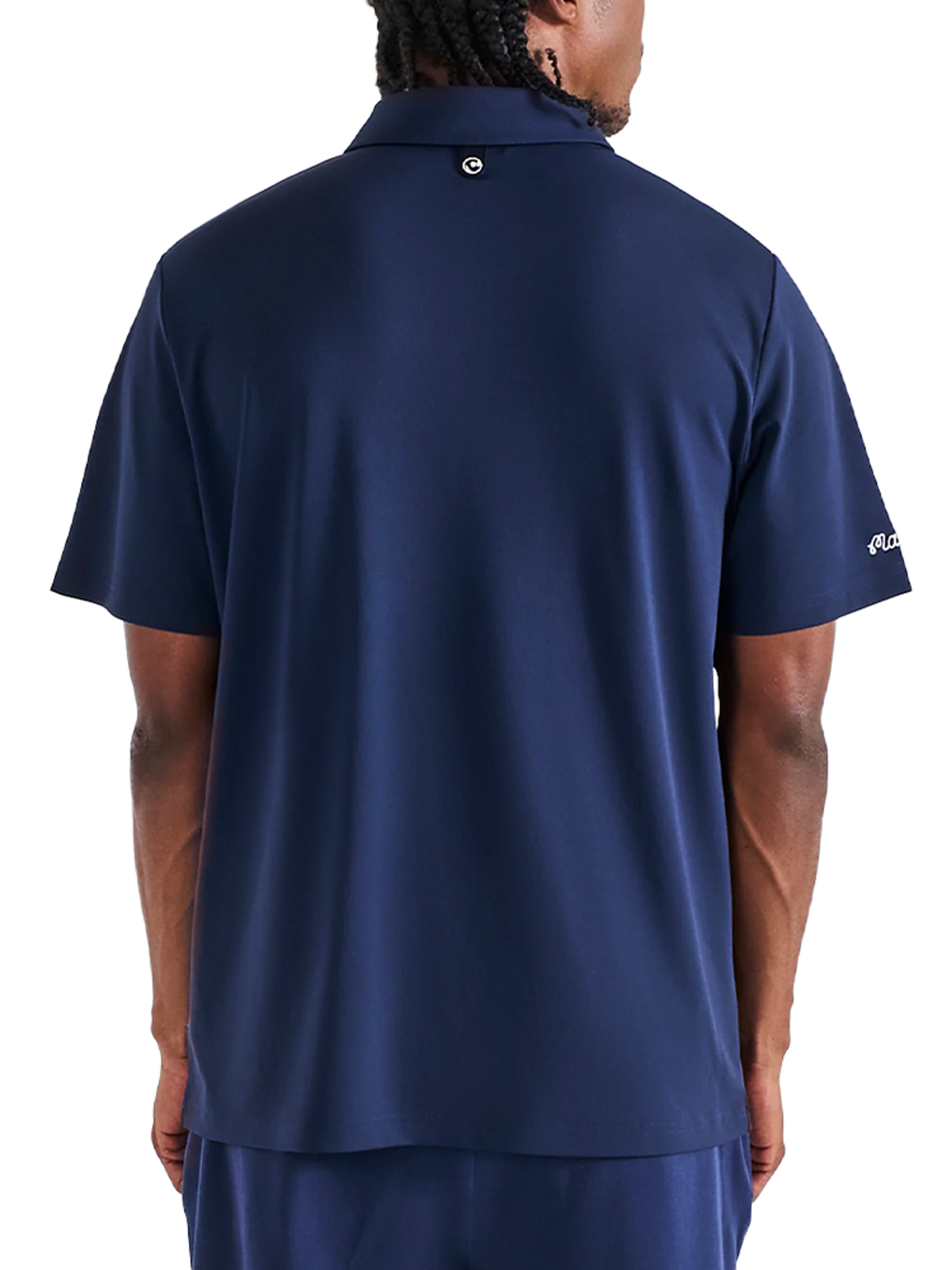 Malbon Fairway Baldwin Polo - Navy