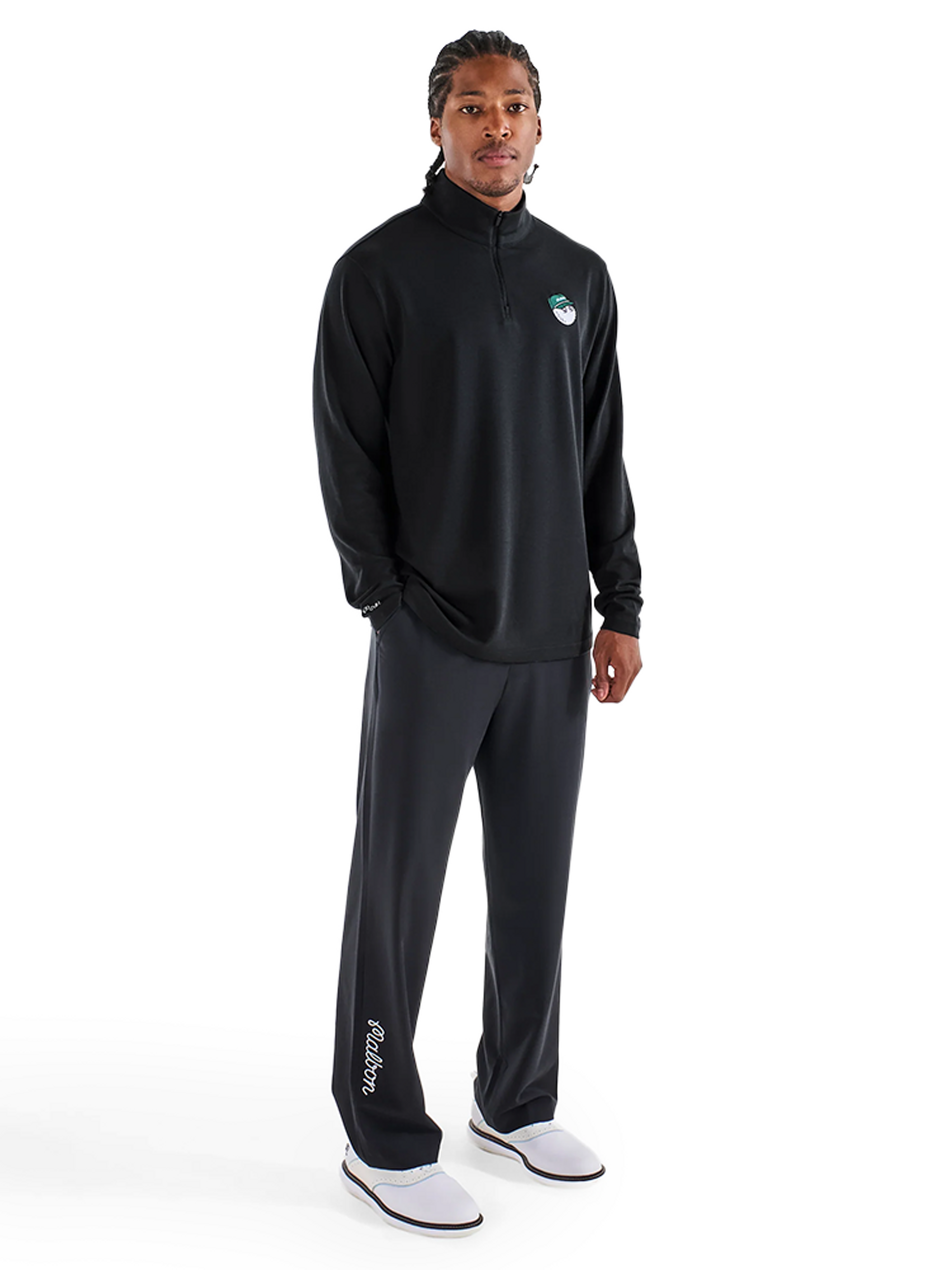 Malbon Flyer Mid Layer - Black