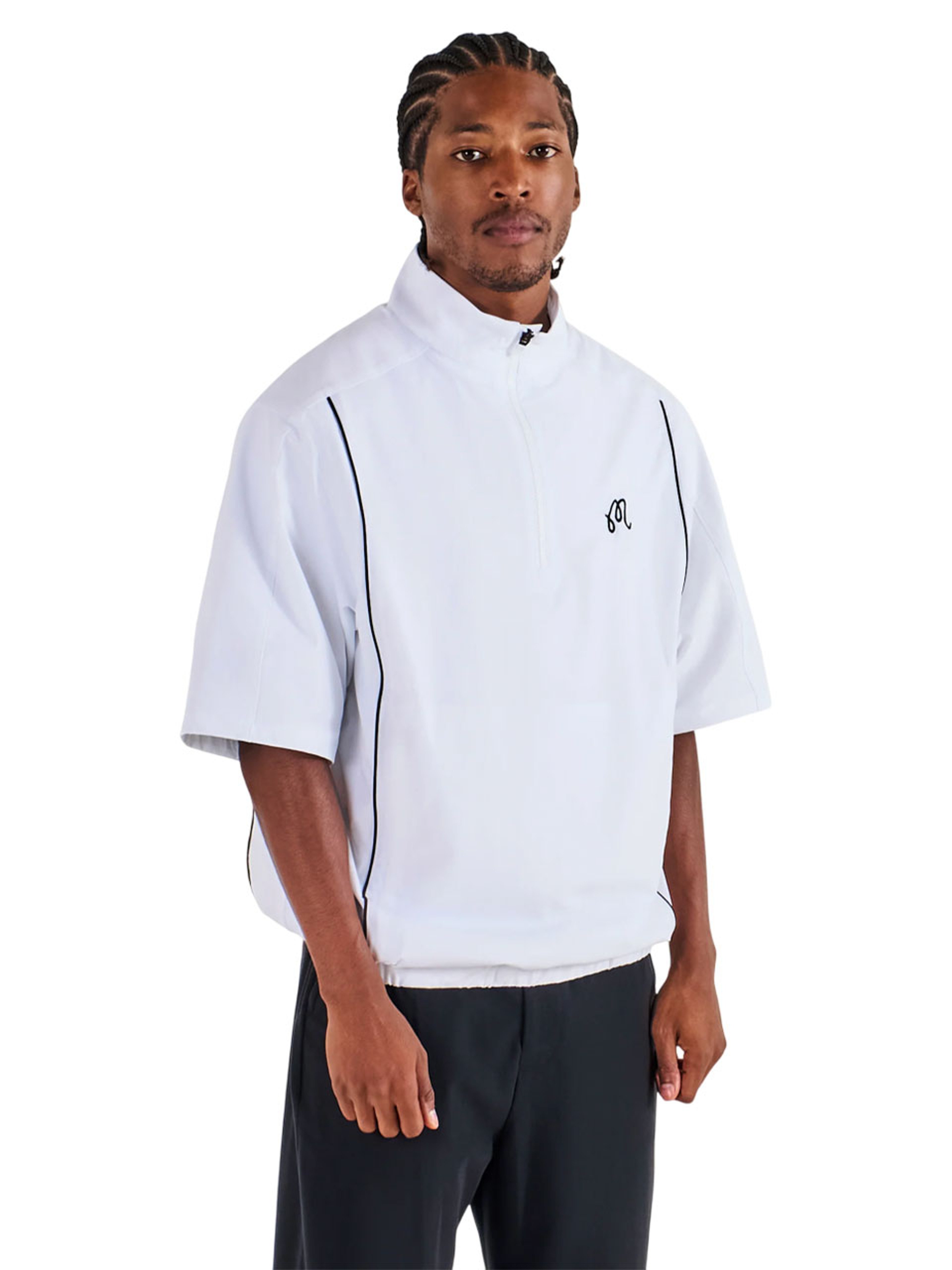 Malbon Links Windshirt - White