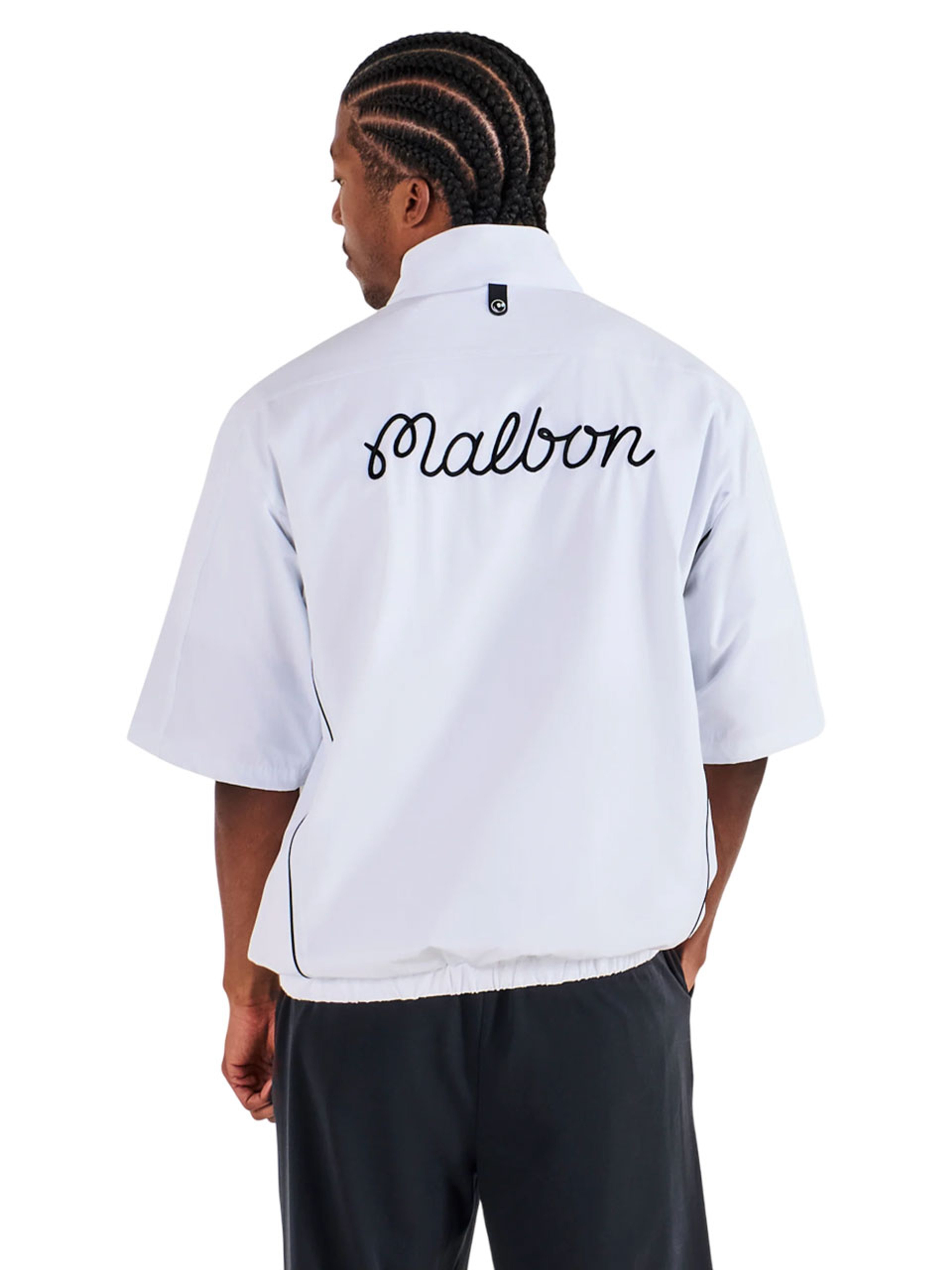 Malbon Links Windshirt - White