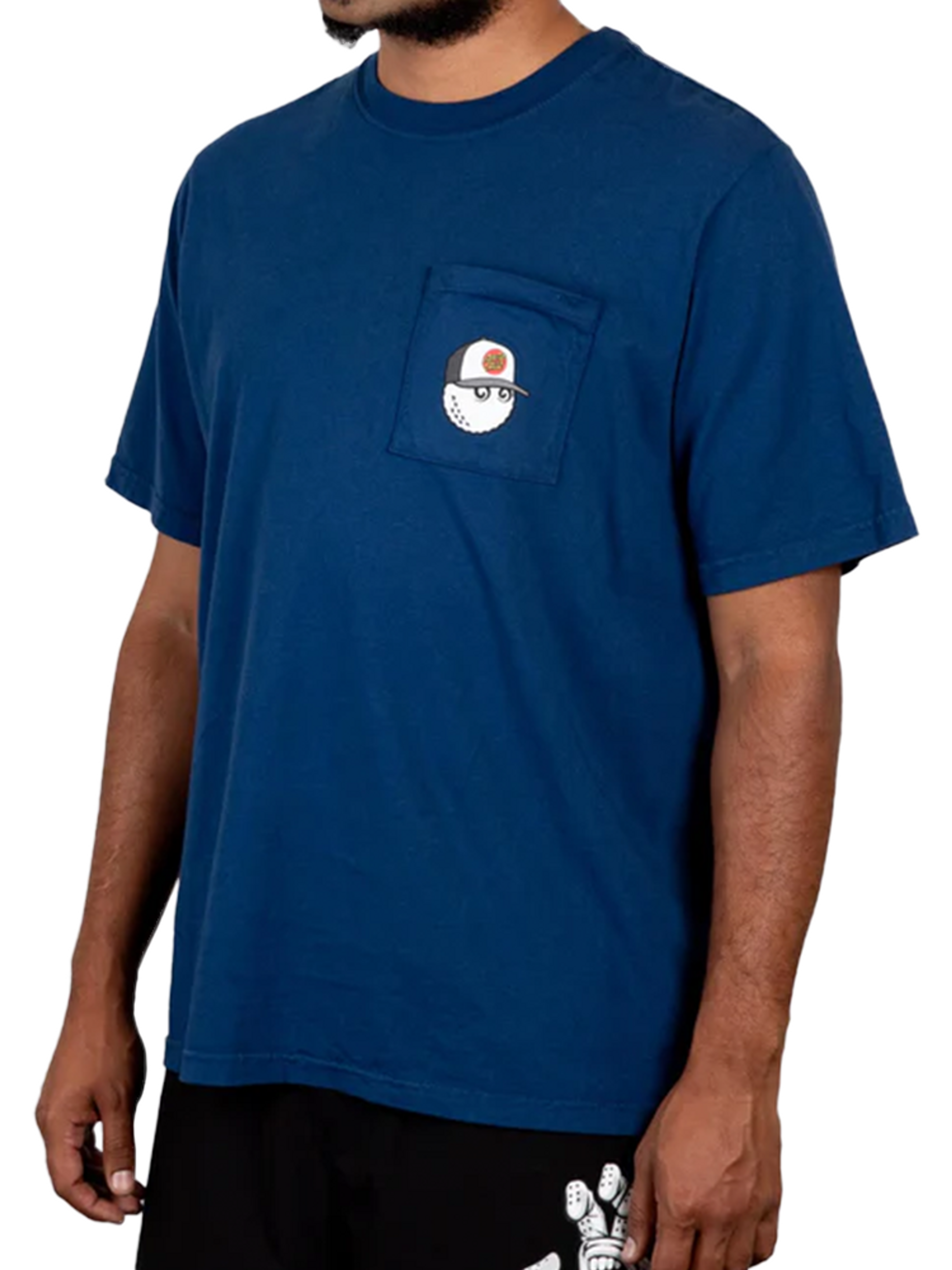 Malbon x Santa Cruz Bermuda Bunker Tee - Navy