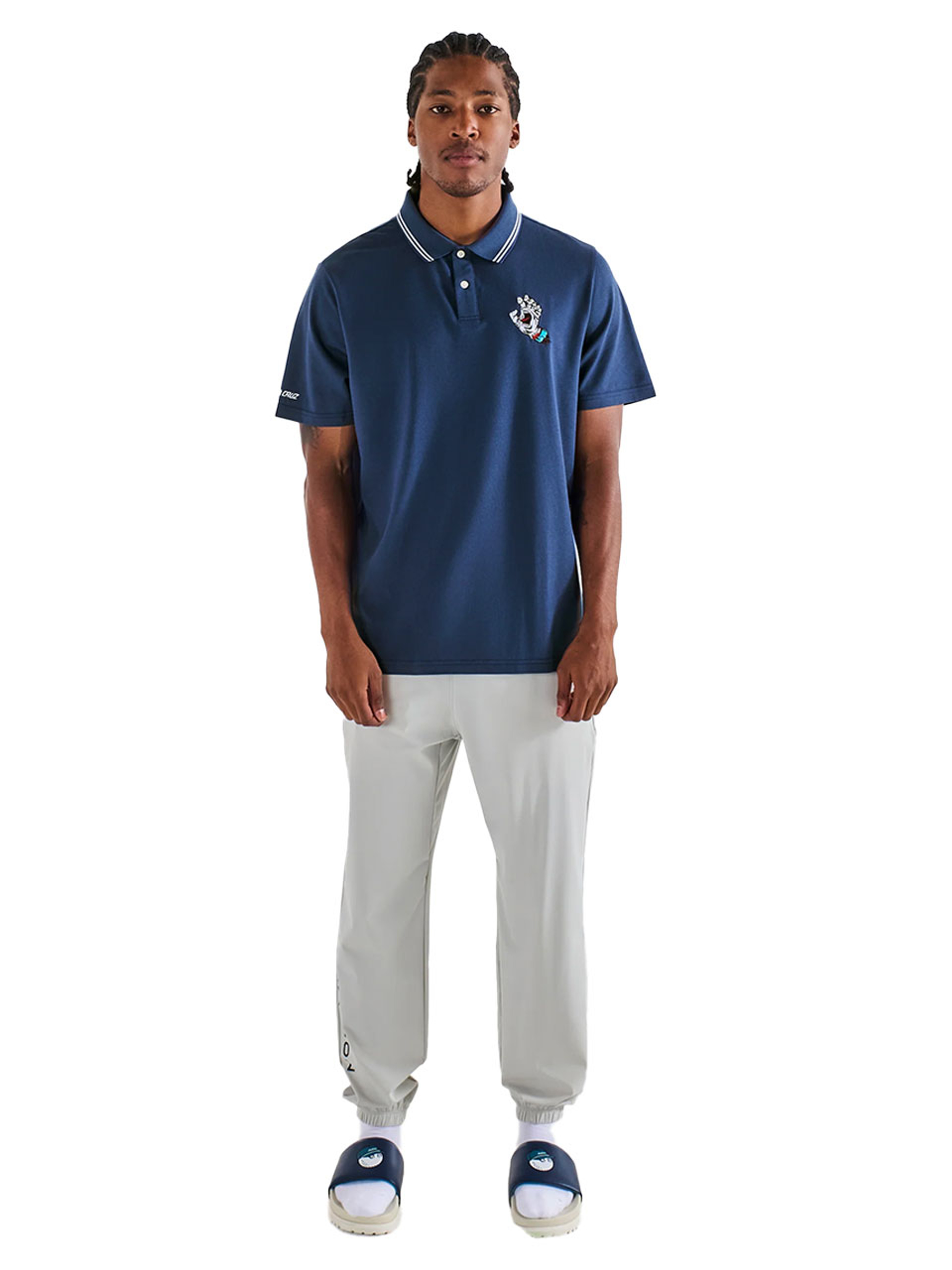 Malbon x Santa Cruz Fairways Polo - Navy