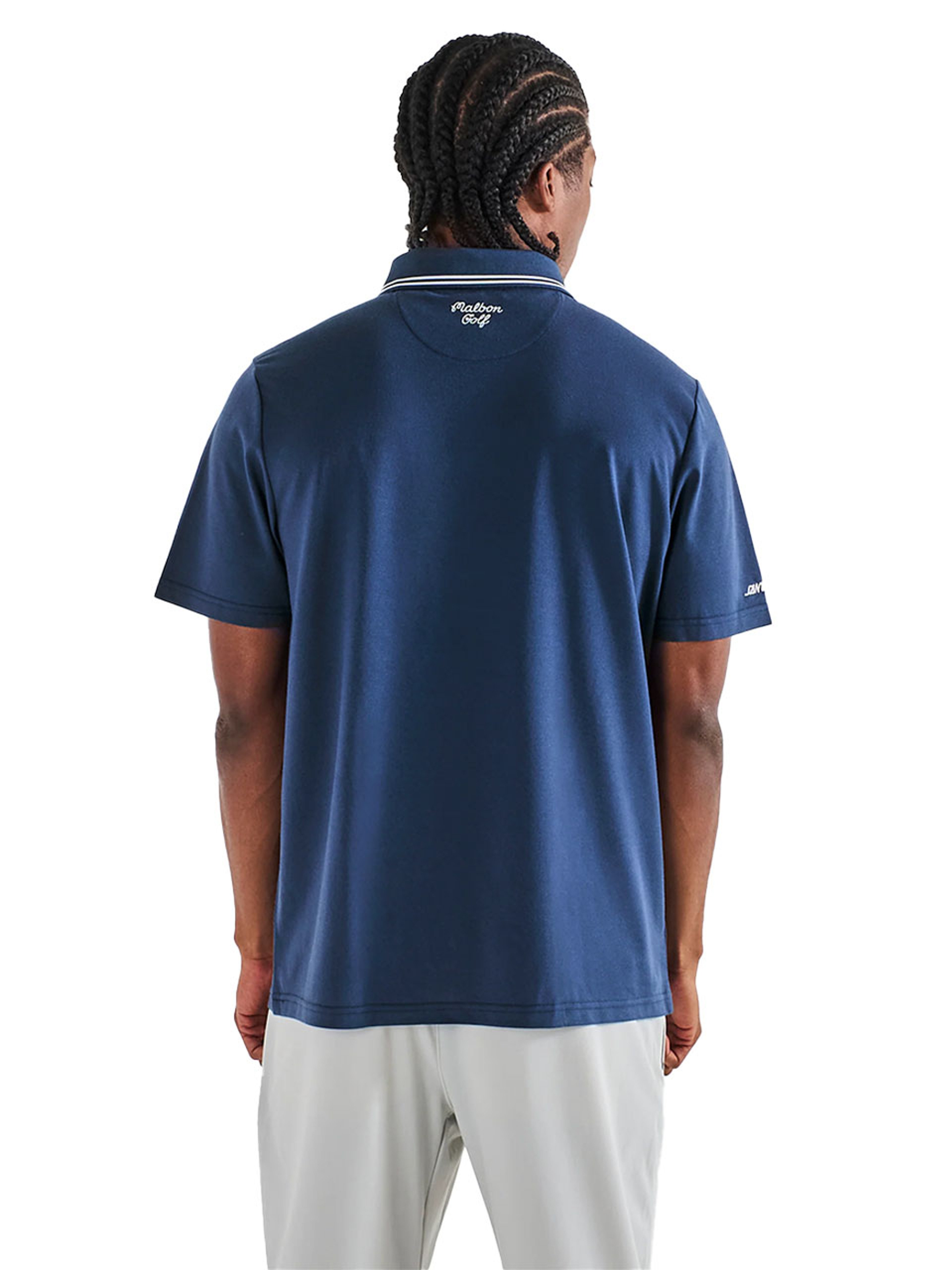 Malbon x Santa Cruz Fairways Polo - Navy