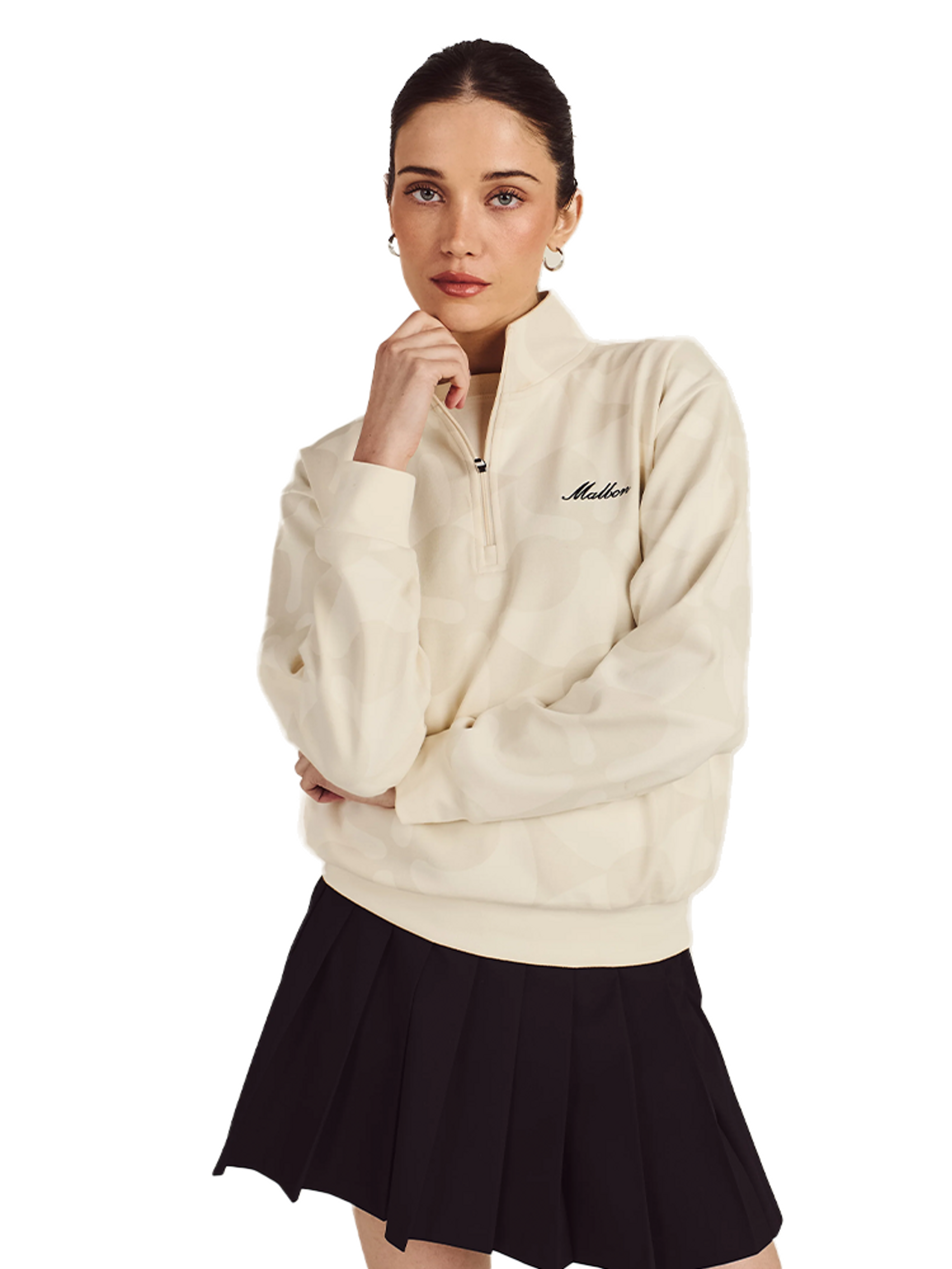 Malbon Womens Delilah Sweatshirt - Canvas