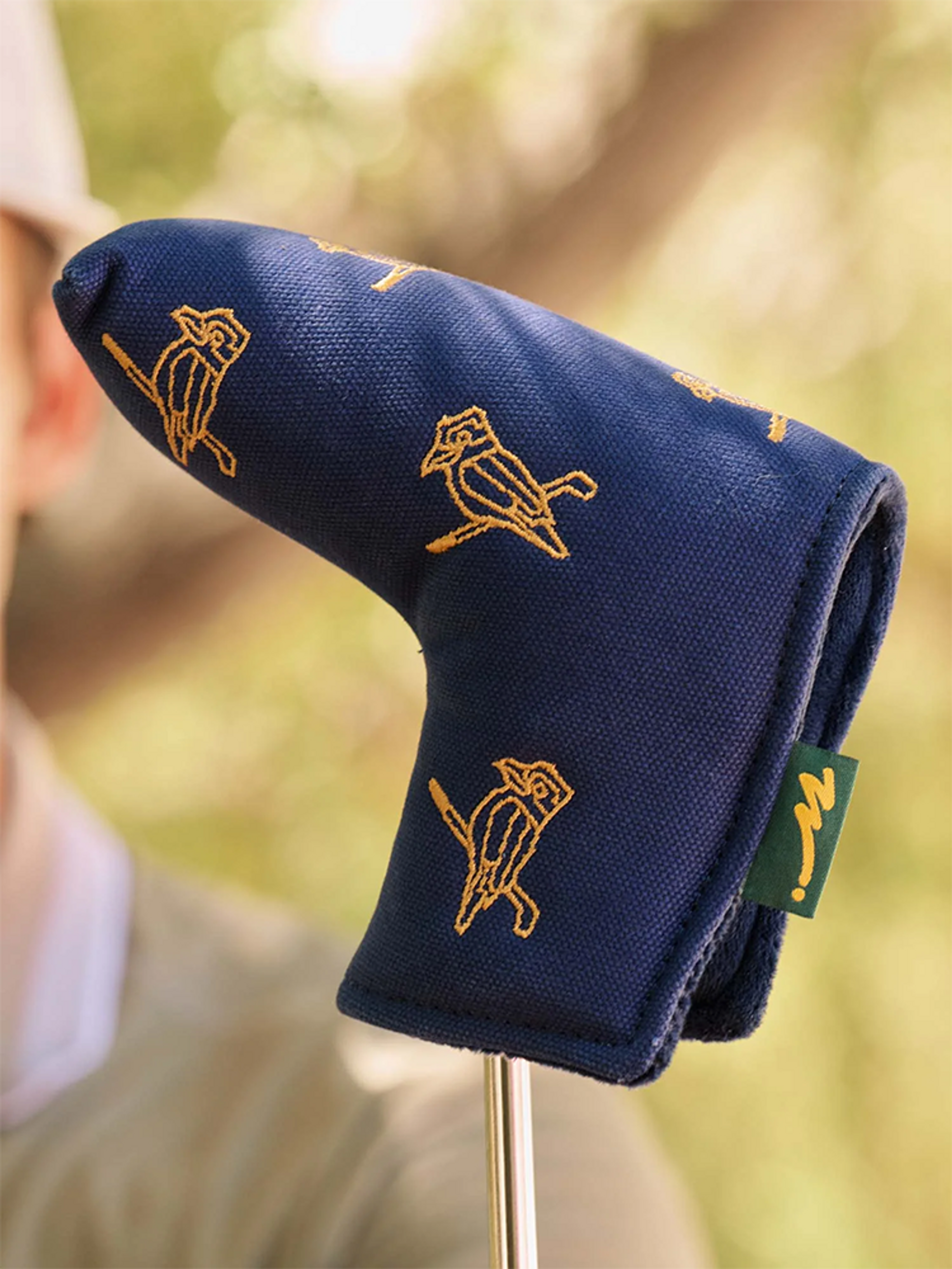 Walker Golf Things Kooka Canvas Blade Putter Cover - Navy