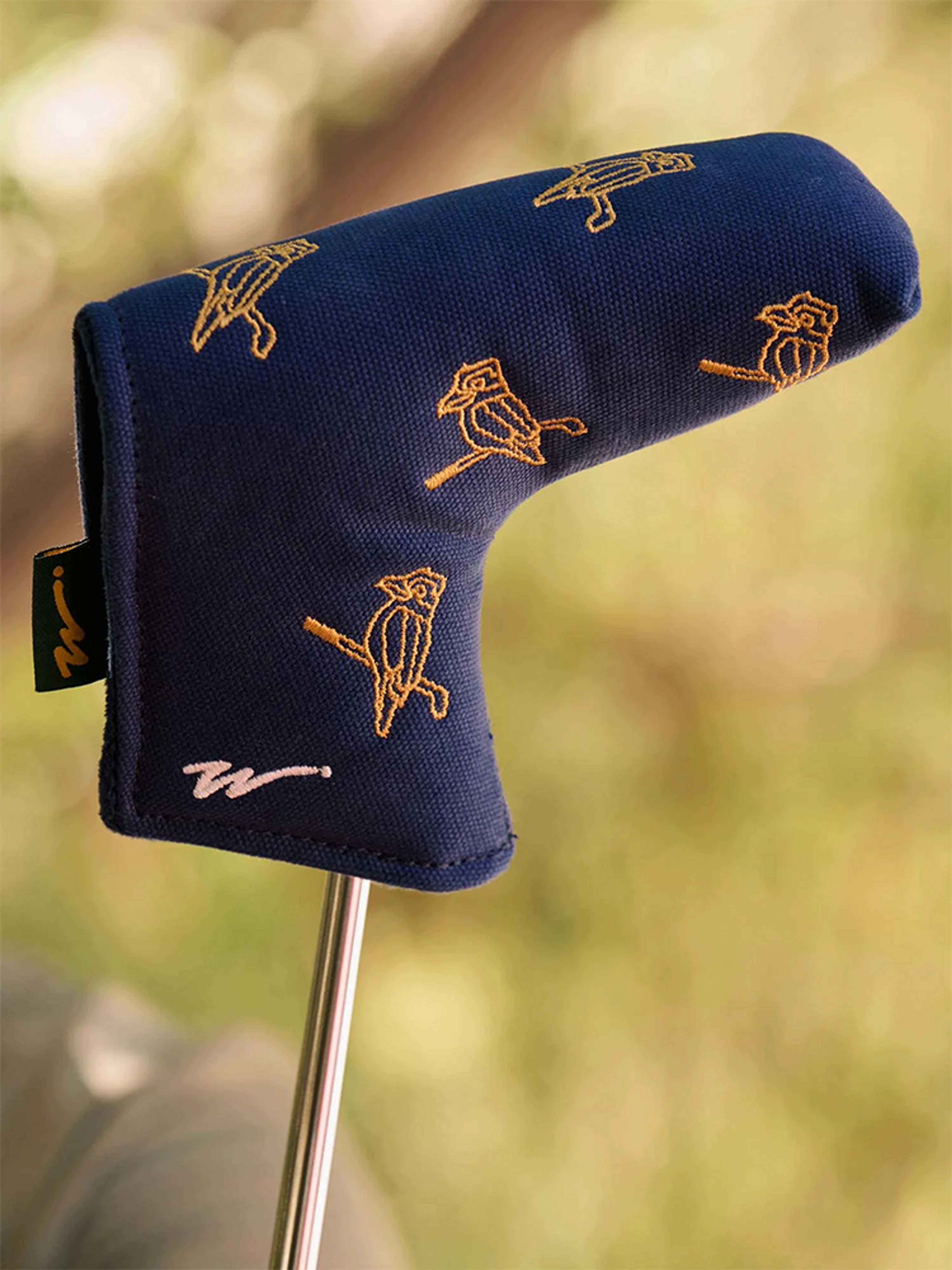 Walker Golf Things Kooka Canvas Blade Putter Cover - Navy
