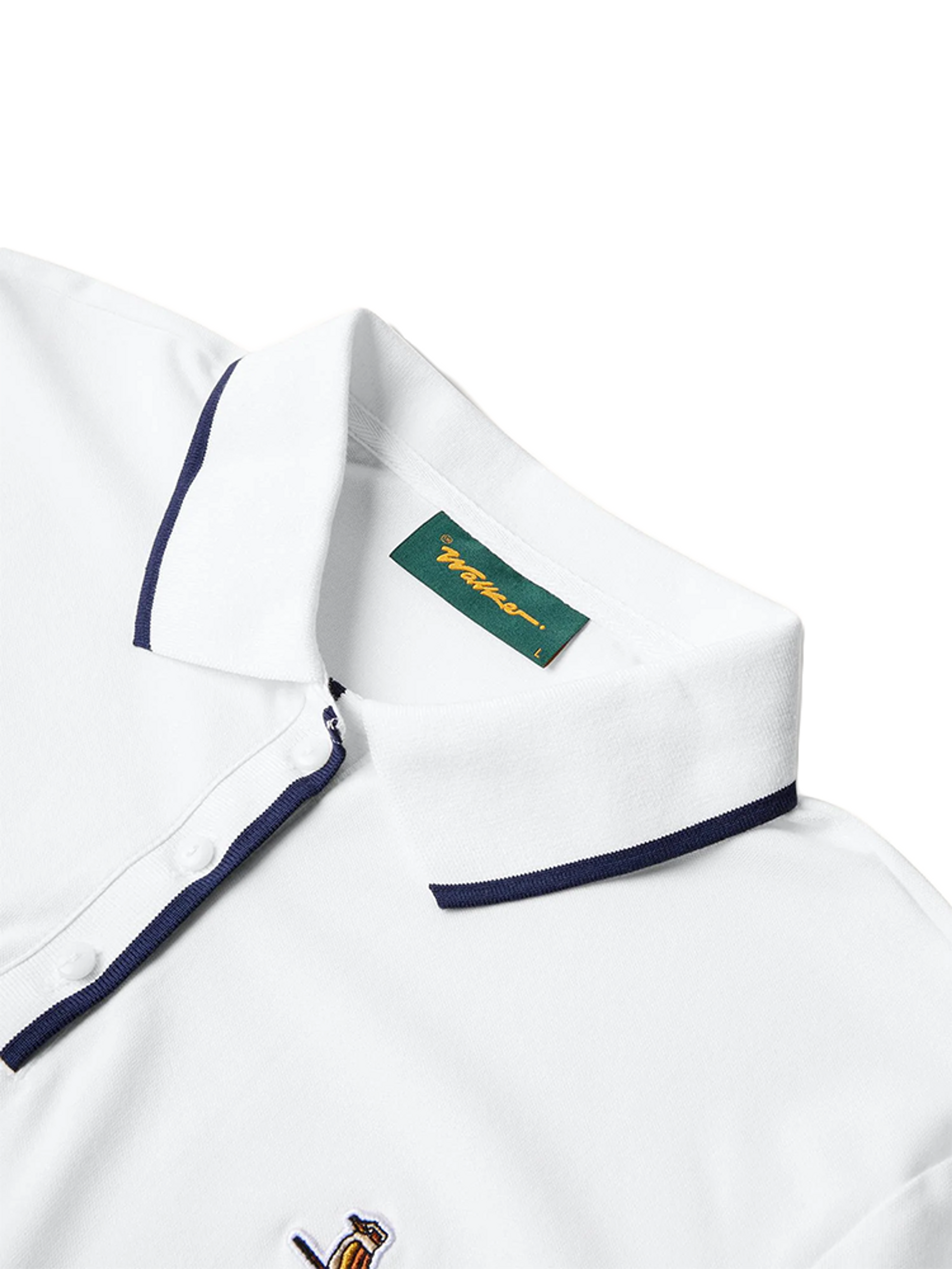 Walker Golf Things Womens Kooka Polo - White/Navy