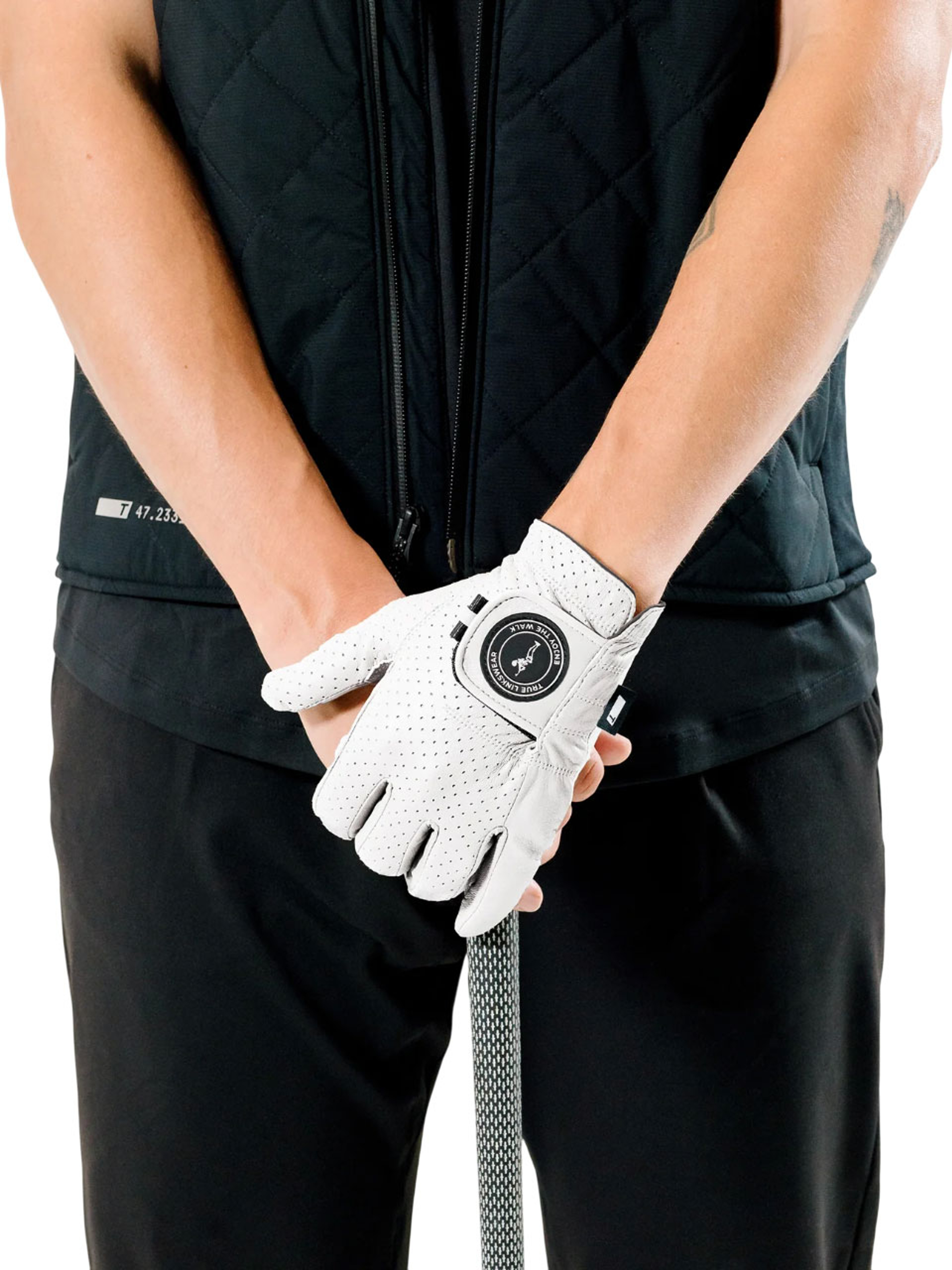 TRUE Linkswear Lux Golf Glove - Cloud