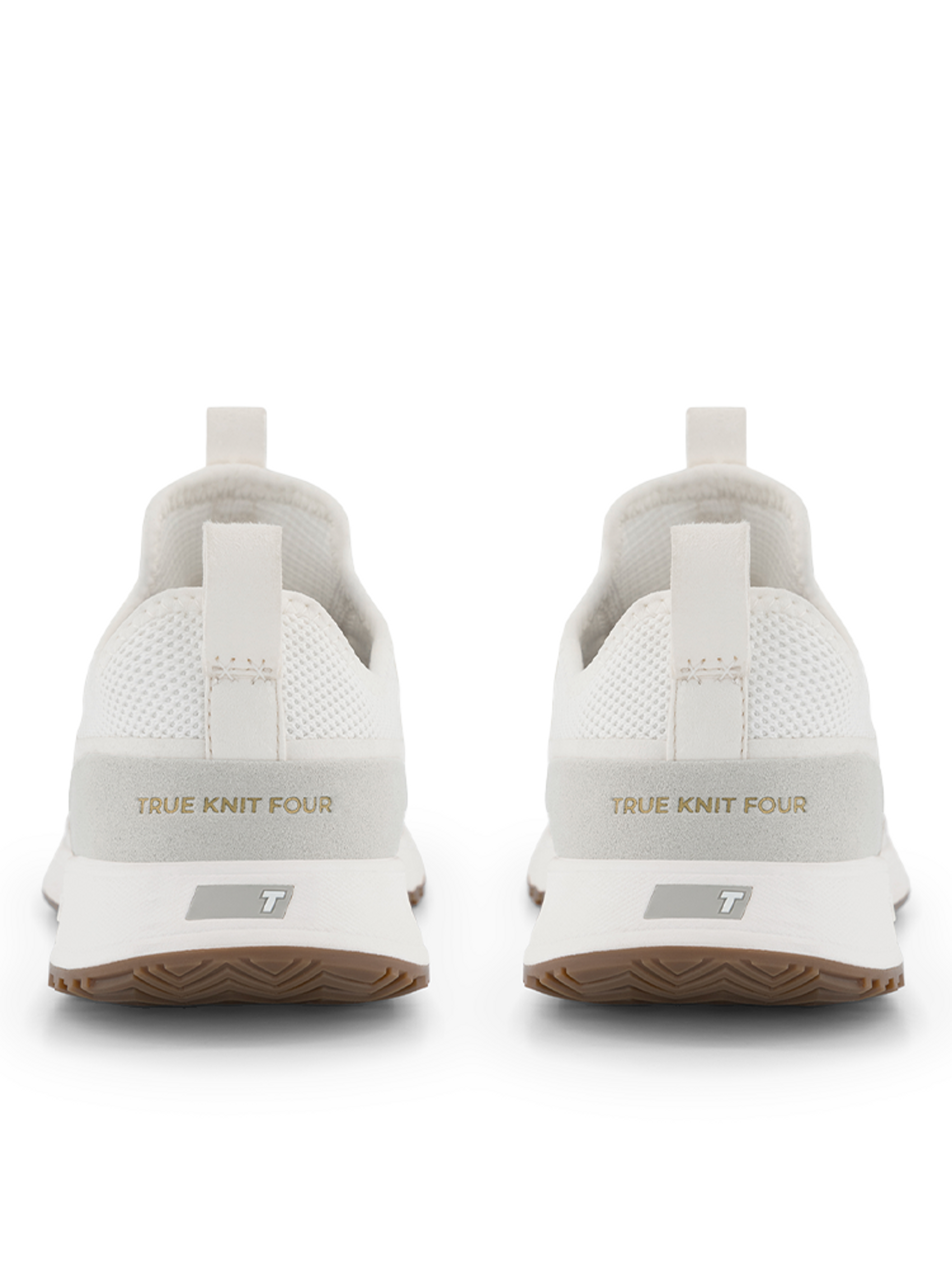 TRUE Linkswear All Day Knit Four Golf Shoes - Vintage White