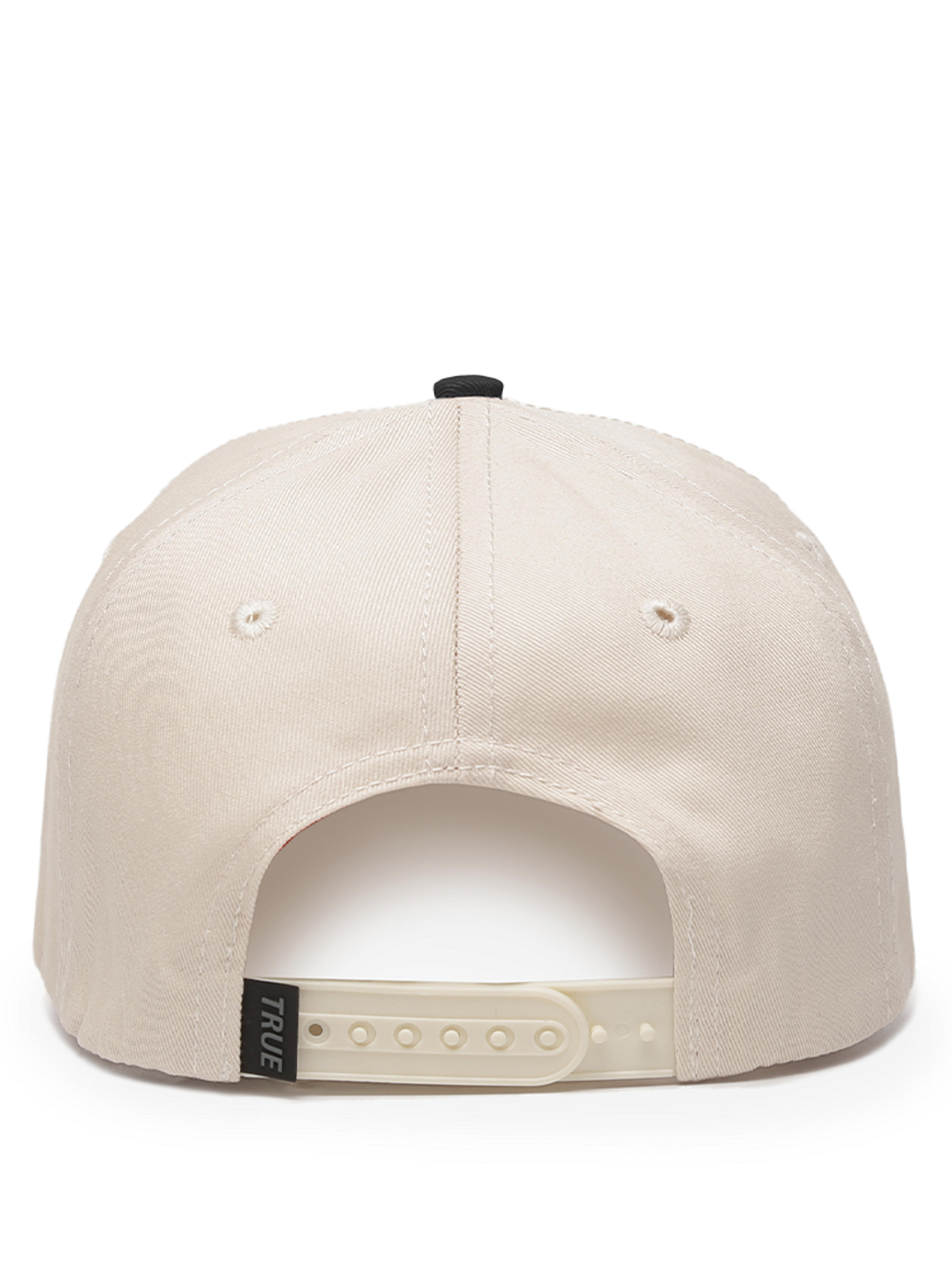 TRUE Linkswear Dead Golfer Twill Snapback Cap - Bone/Black