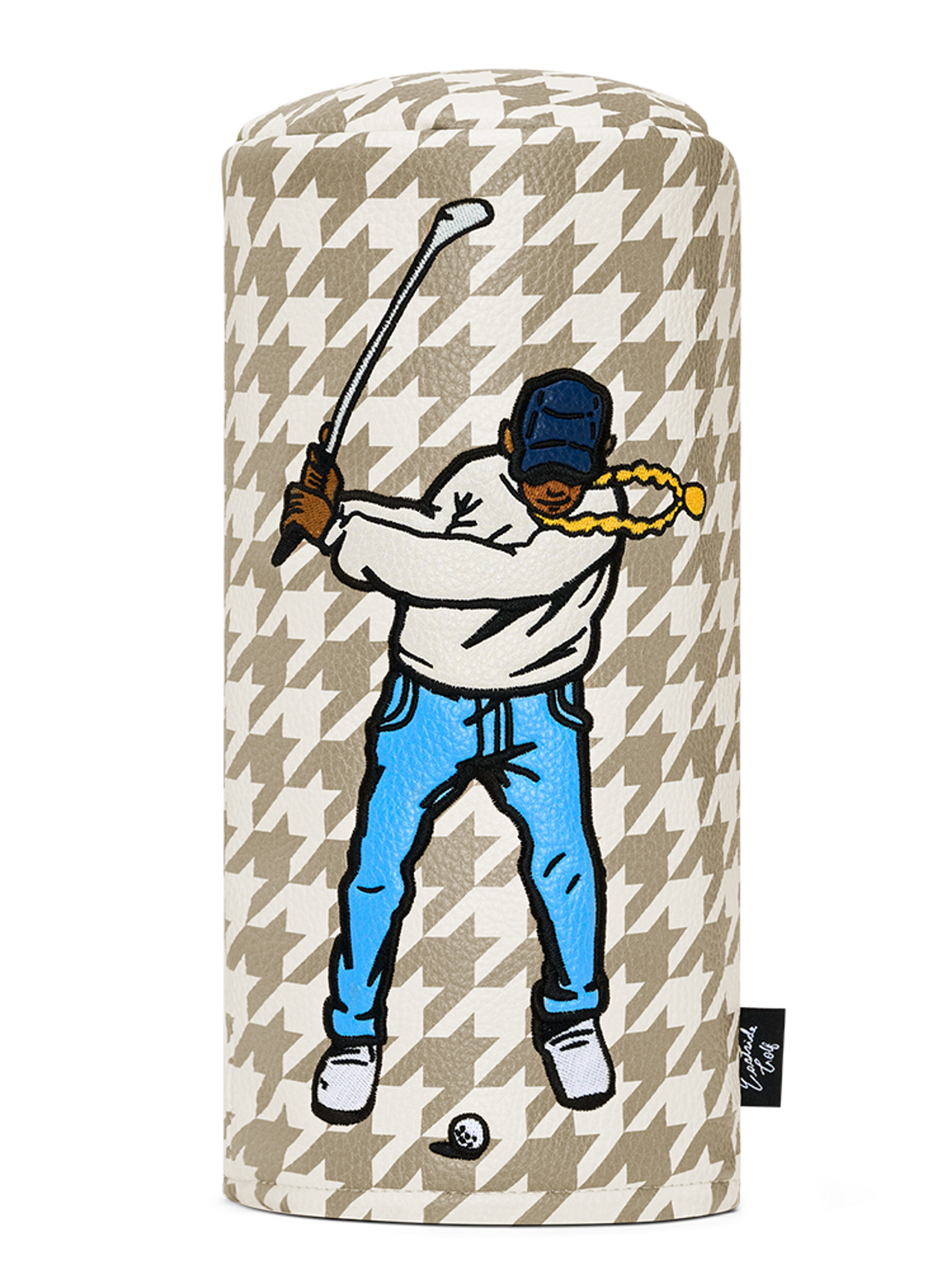 Eastside Golf Houndstooth Driver Cover - Taupe Jetstream