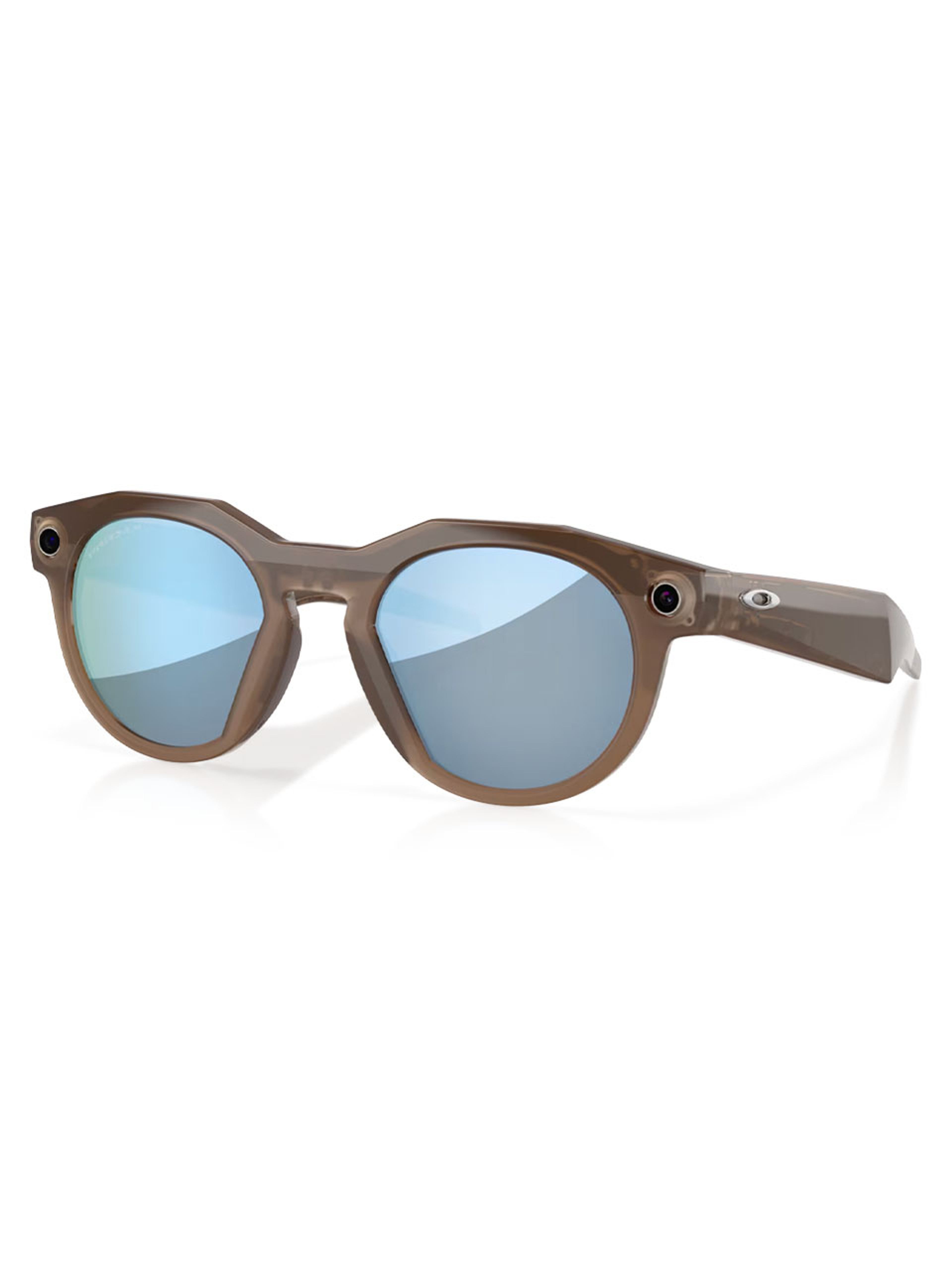 Oakley Meta HSTN Sunglasses - Brown Smoke w/ Prizm Deep Water Polarised
