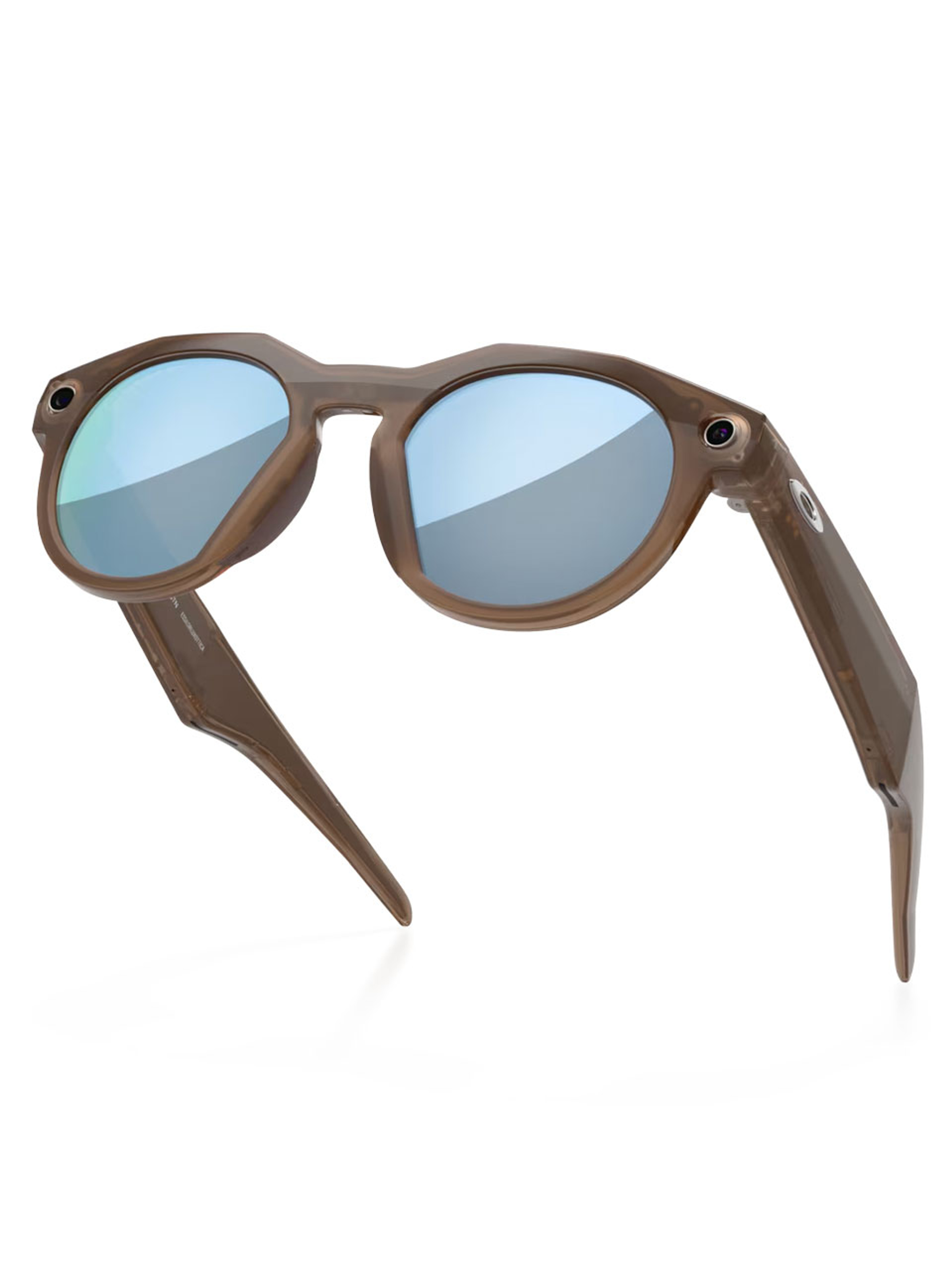 Oakley Meta HSTN Sunglasses - Brown Smoke w/ Prizm Deep Water Polarised
