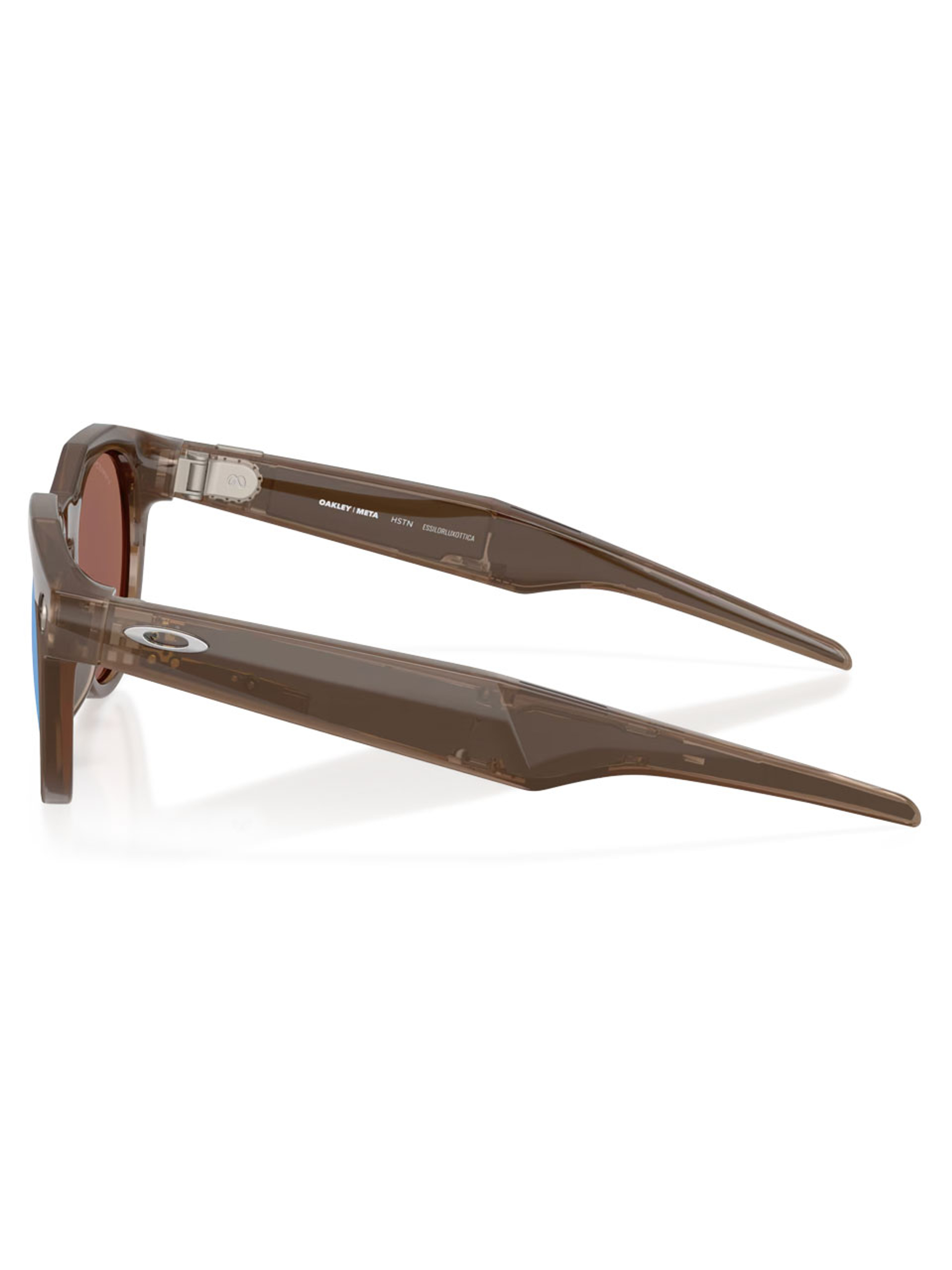 Oakley Meta HSTN Sunglasses - Brown Smoke w/ Prizm Deep Water Polarised